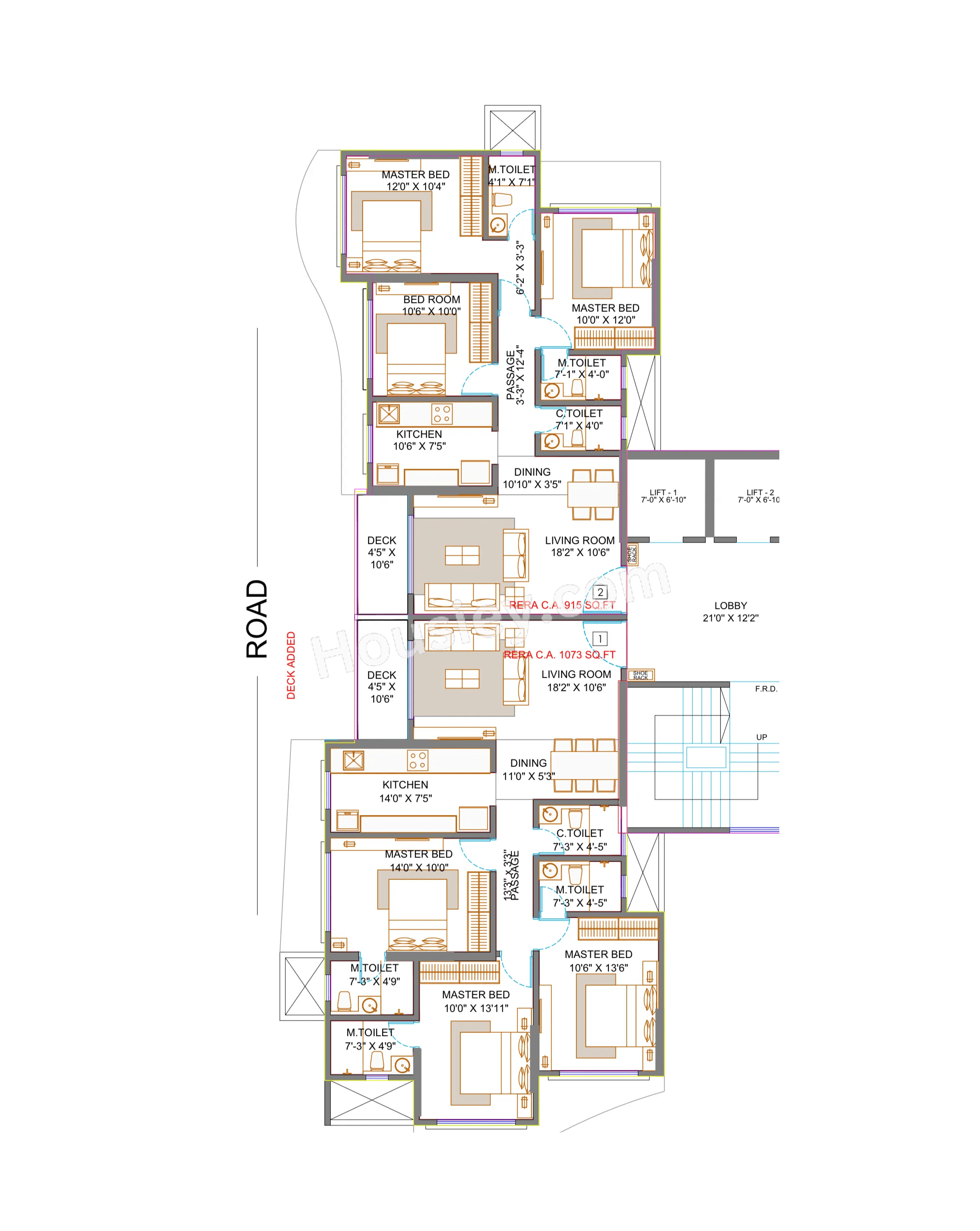 Belmonte Corner Floor plan 1