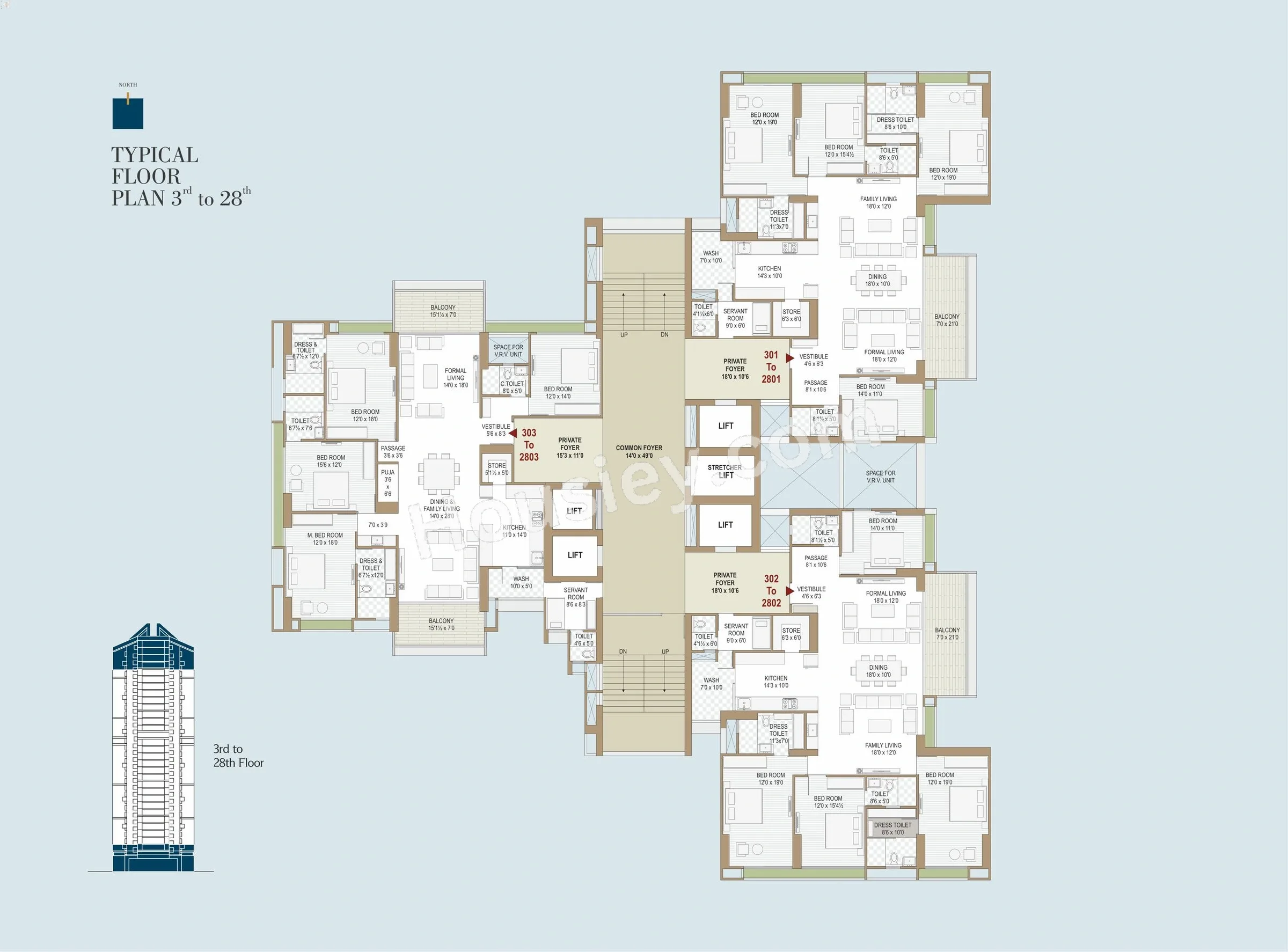 Beverly The 31st Floor plan 1