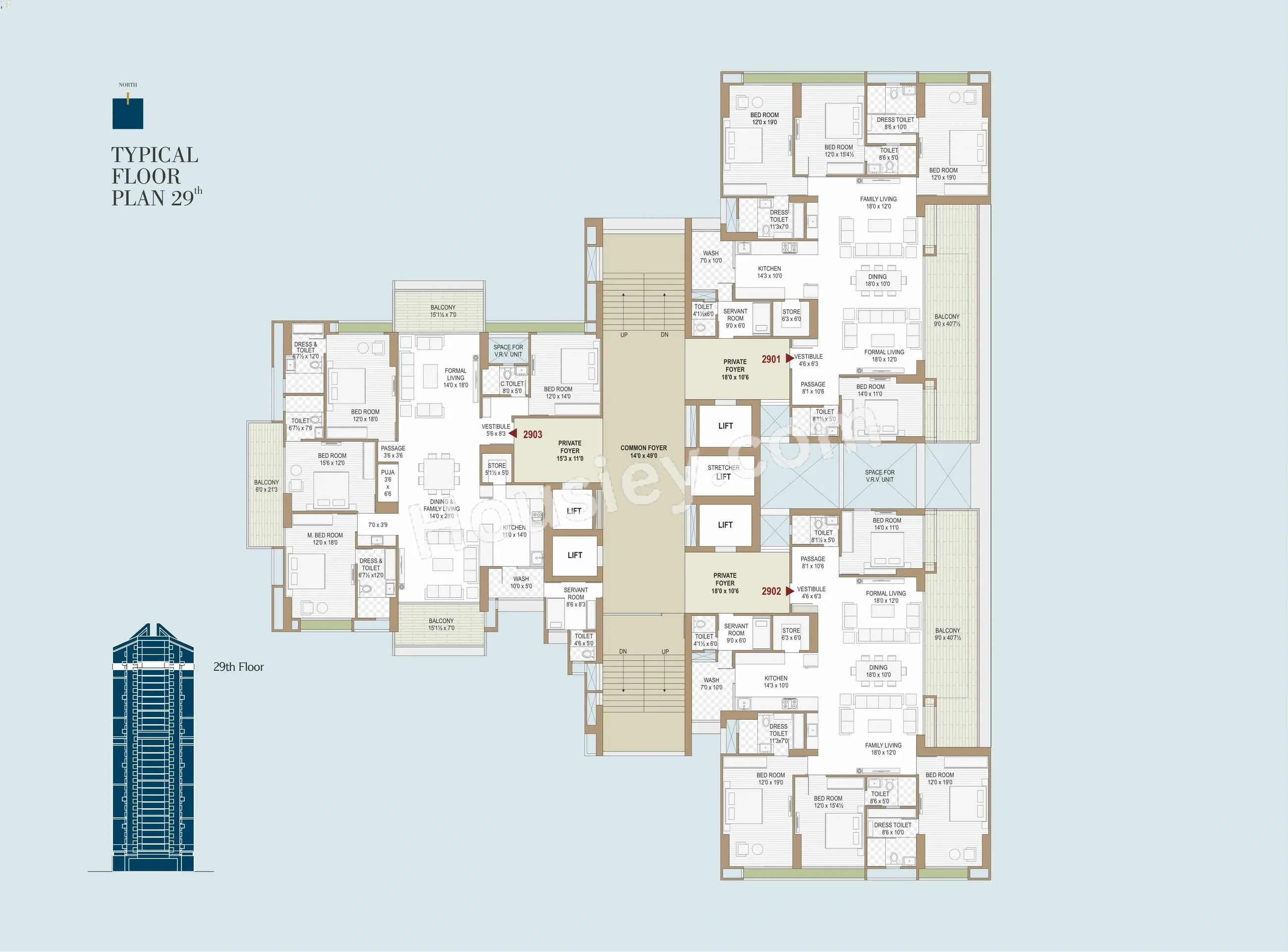 Beverly The 31st Floor plan 3