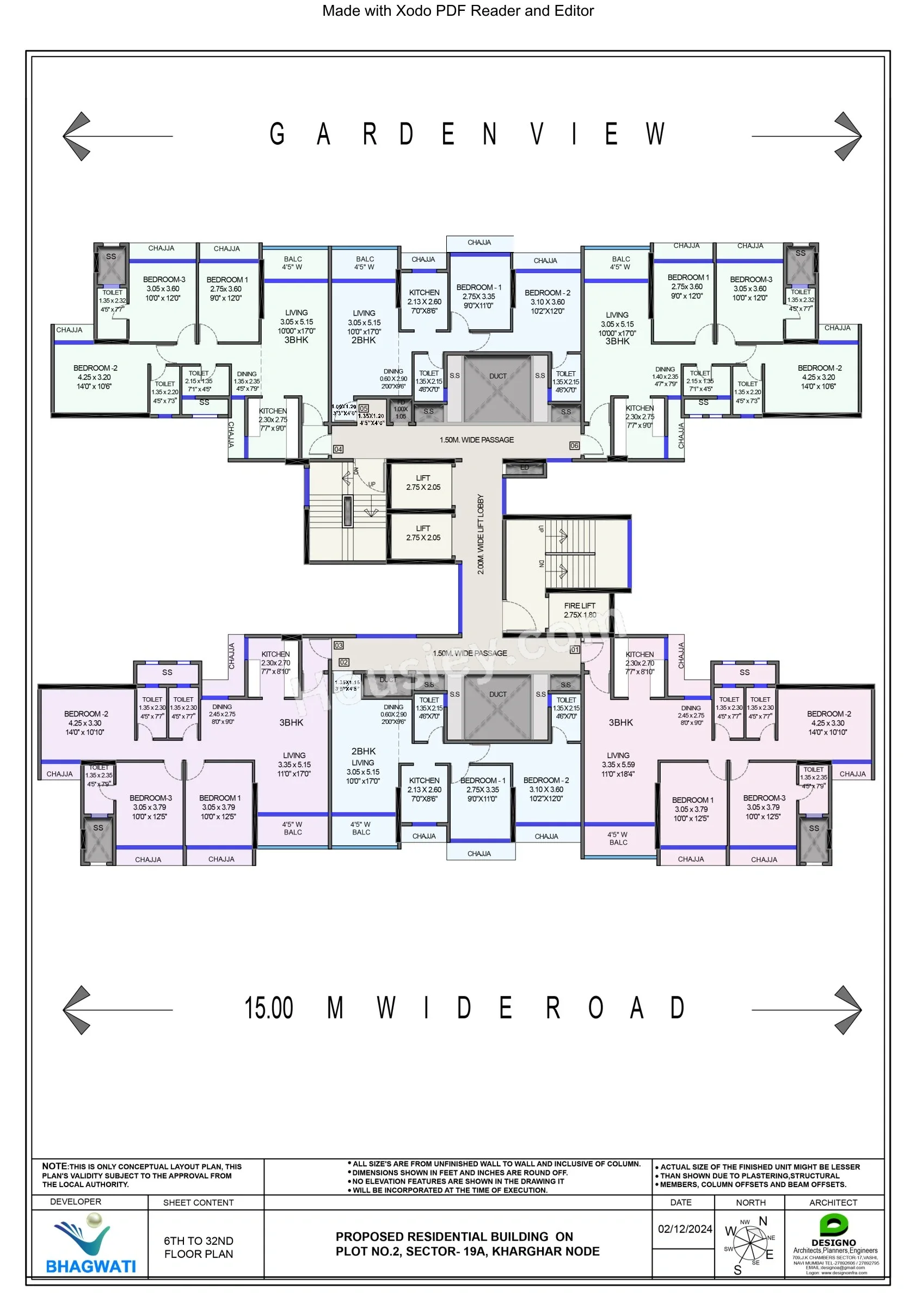 Bhagwati Avenoir Floor plan 1