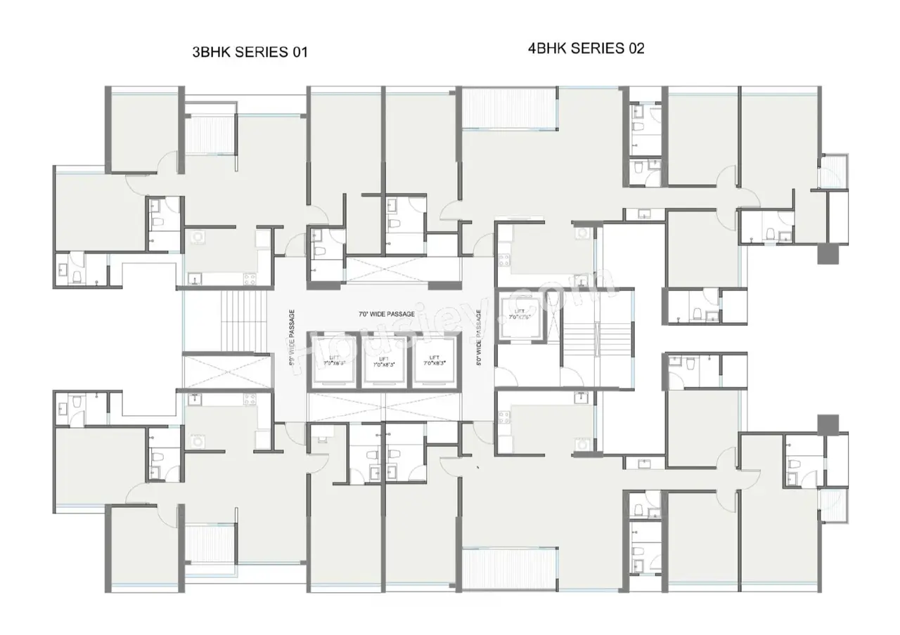 Bhansali Hamptonns Floor Plan
