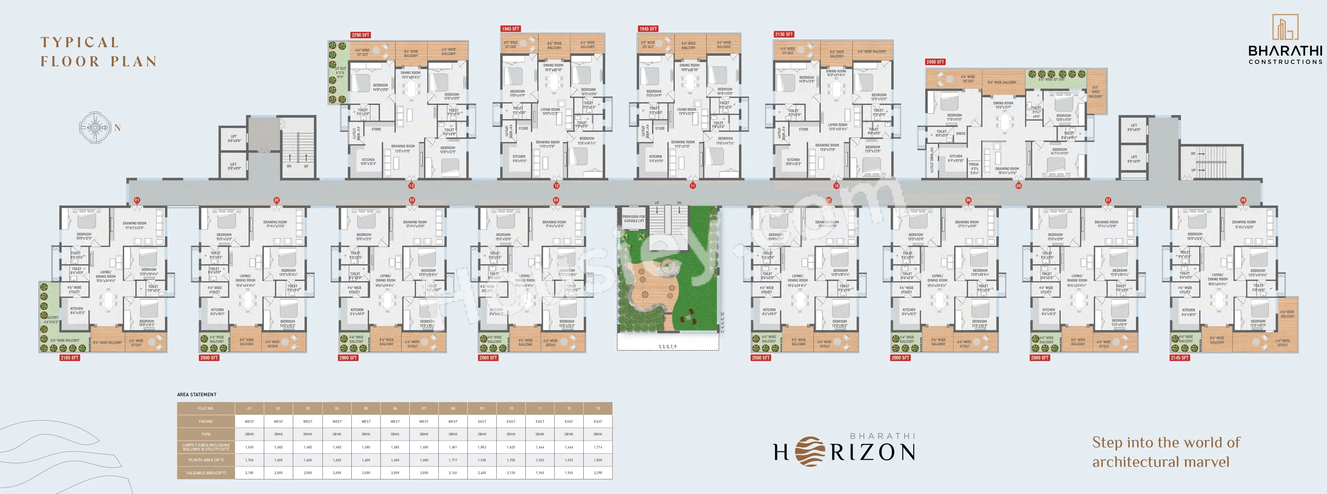 Bharathi Horizon Floor Plan