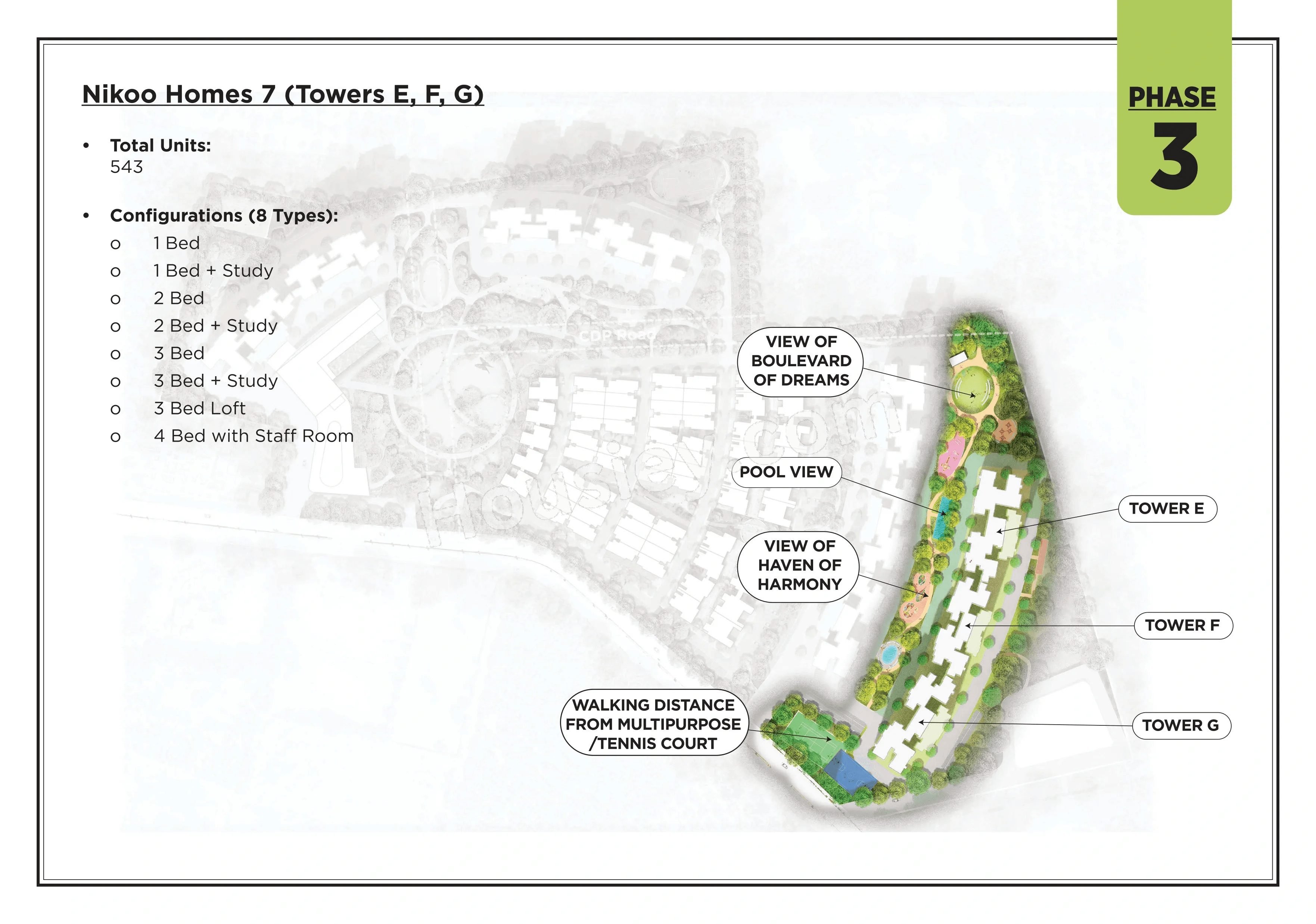 Bhartiya Garden Estate Floor plan 2