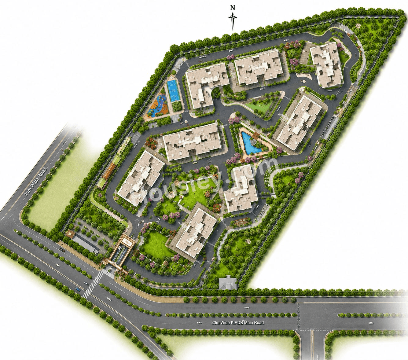Bhartiya Nikoo Homes 9 Master Plan