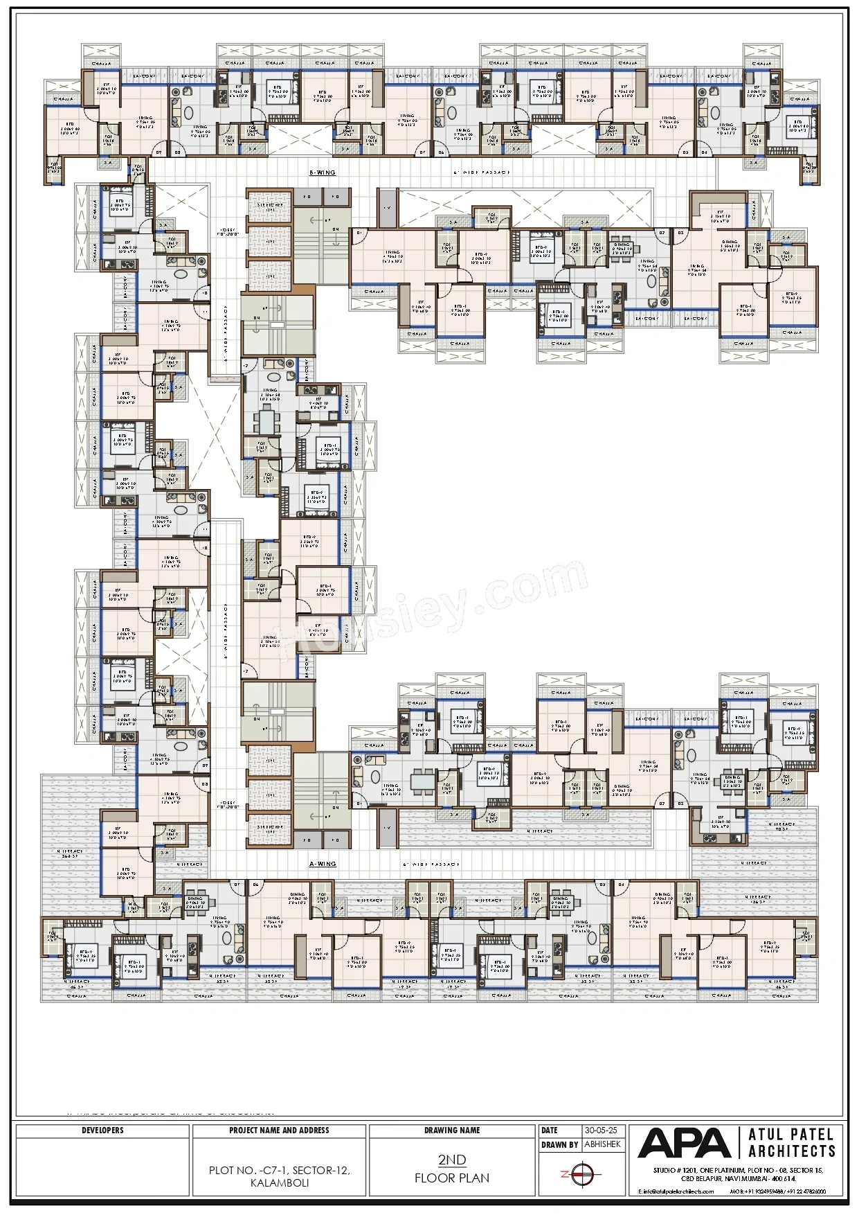 Bhaveshwar Aqua Floor plan 1