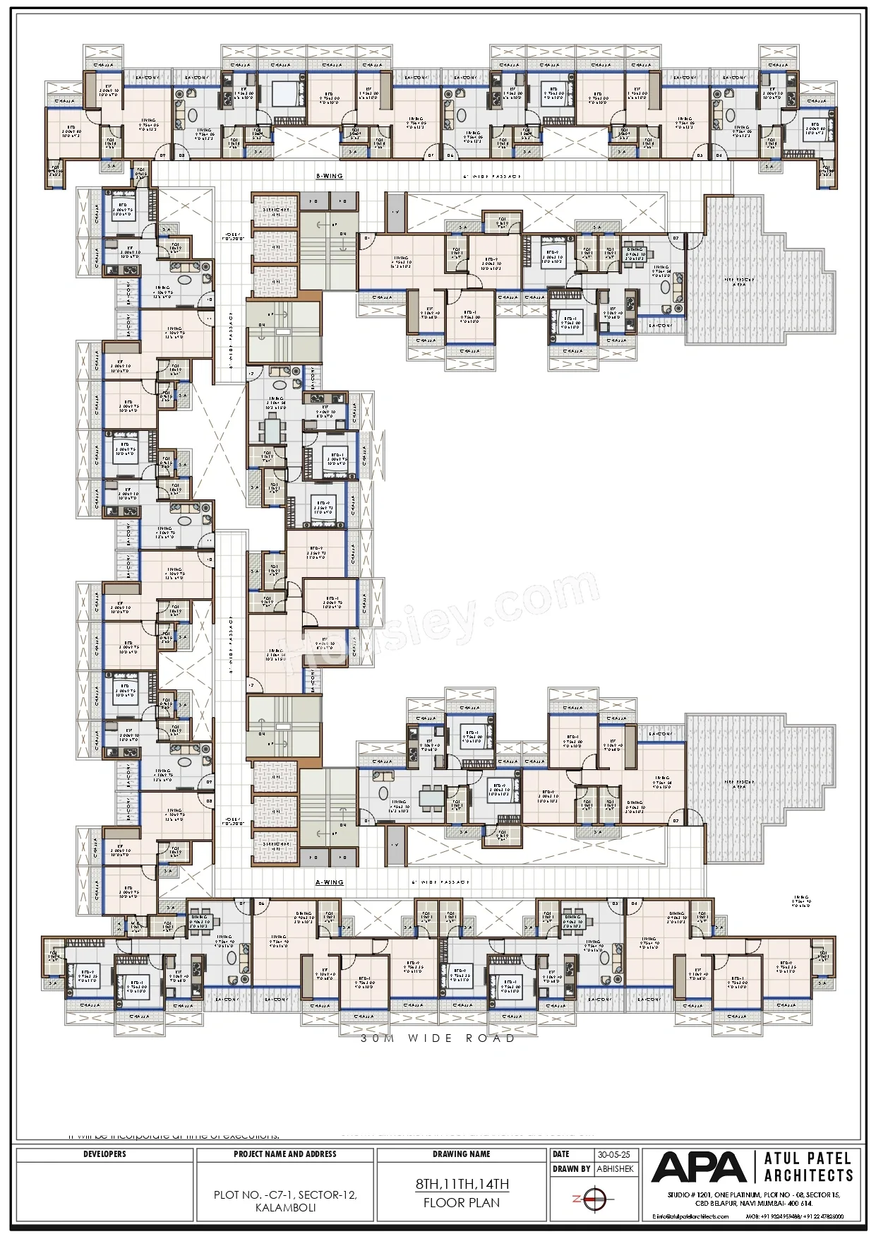 Bhaveshwar Aqua Floor plan 2