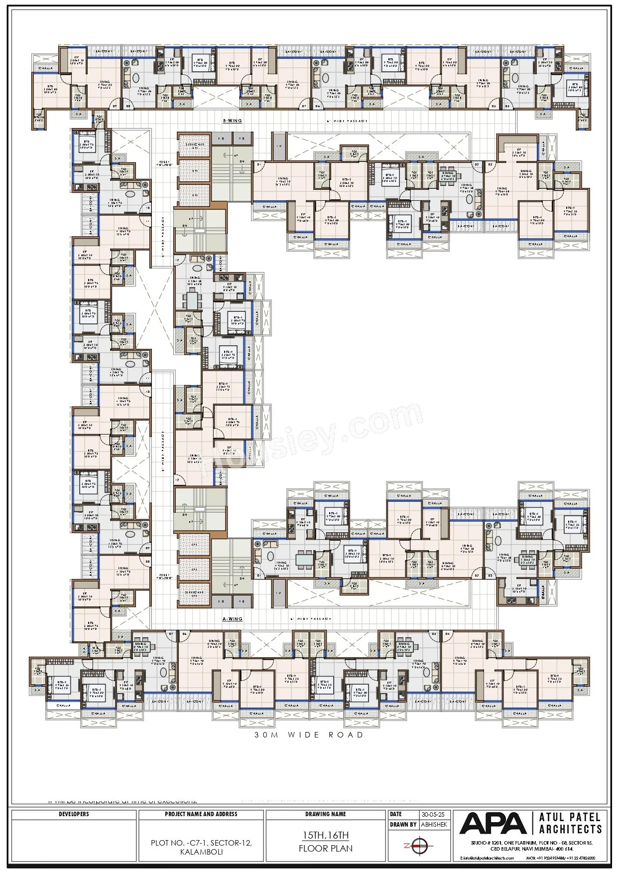 Bhaveshwar Aqua Floor plan 4