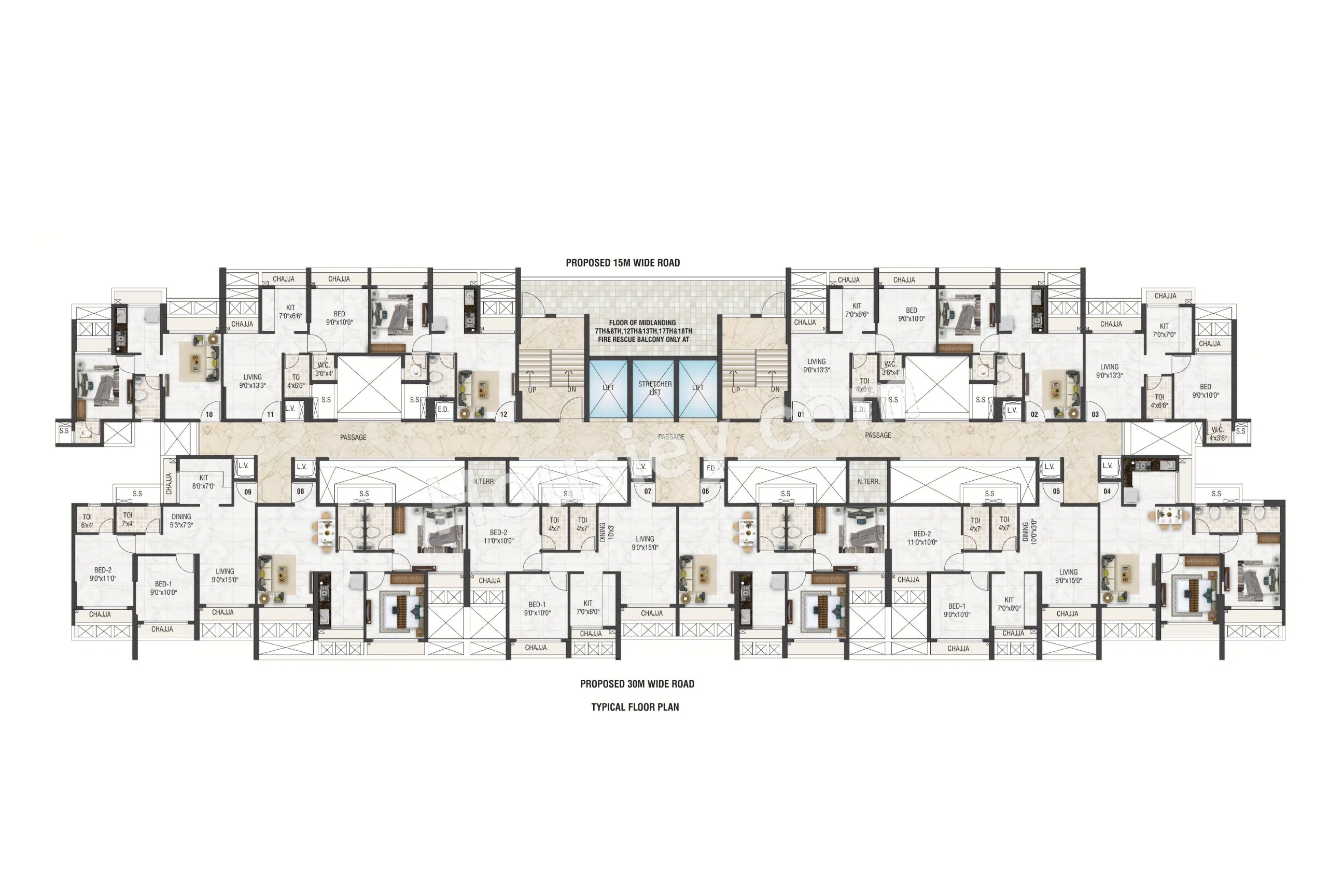 Bhaveshwar Callista 3 Floor plan 1