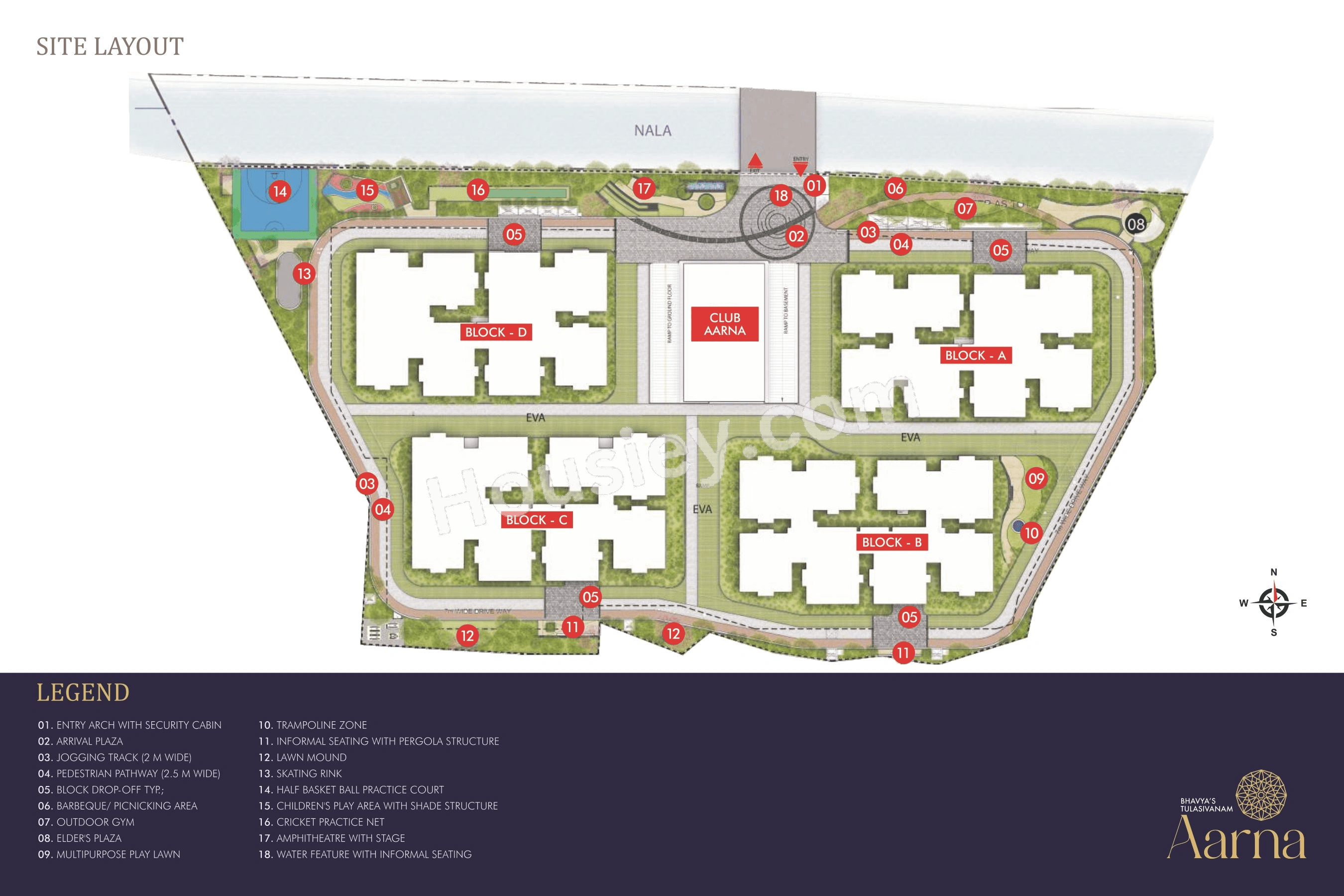Bhavya Tulasivanam Aarna Master Plan