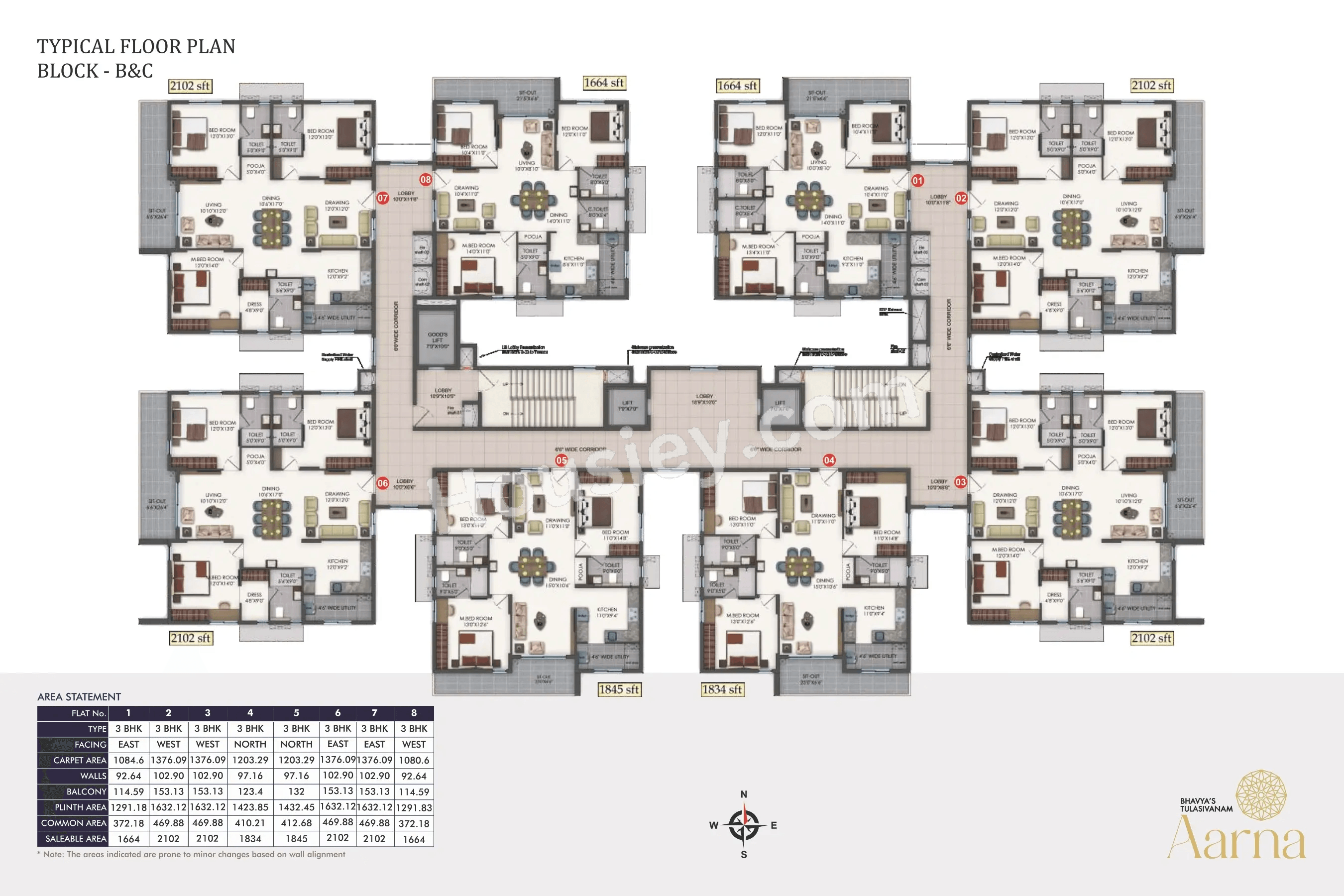Bhavya Tulasivanam Aarna Floor plan 2