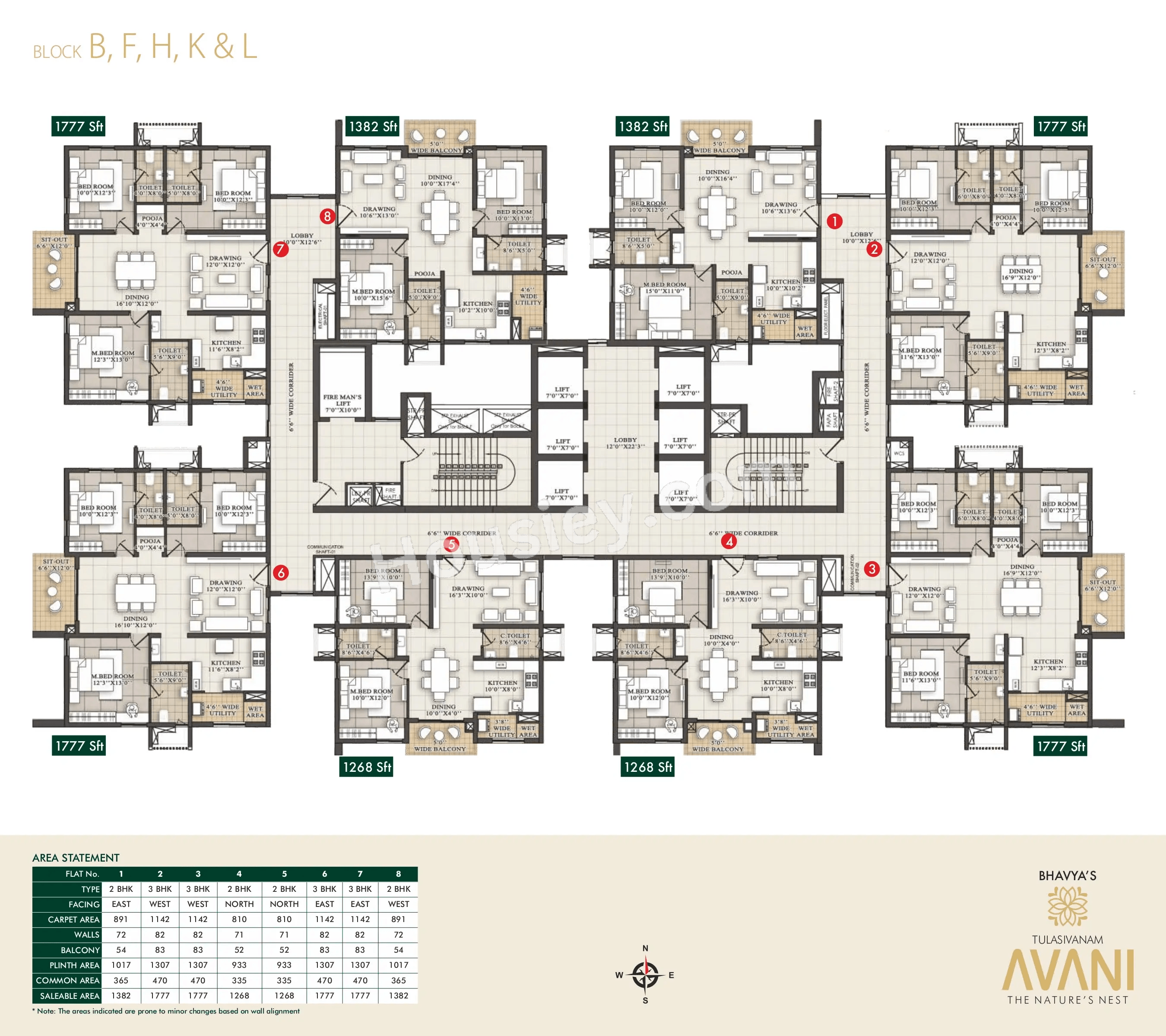 Bhavya Tulasivanam Avani Floor plan 2