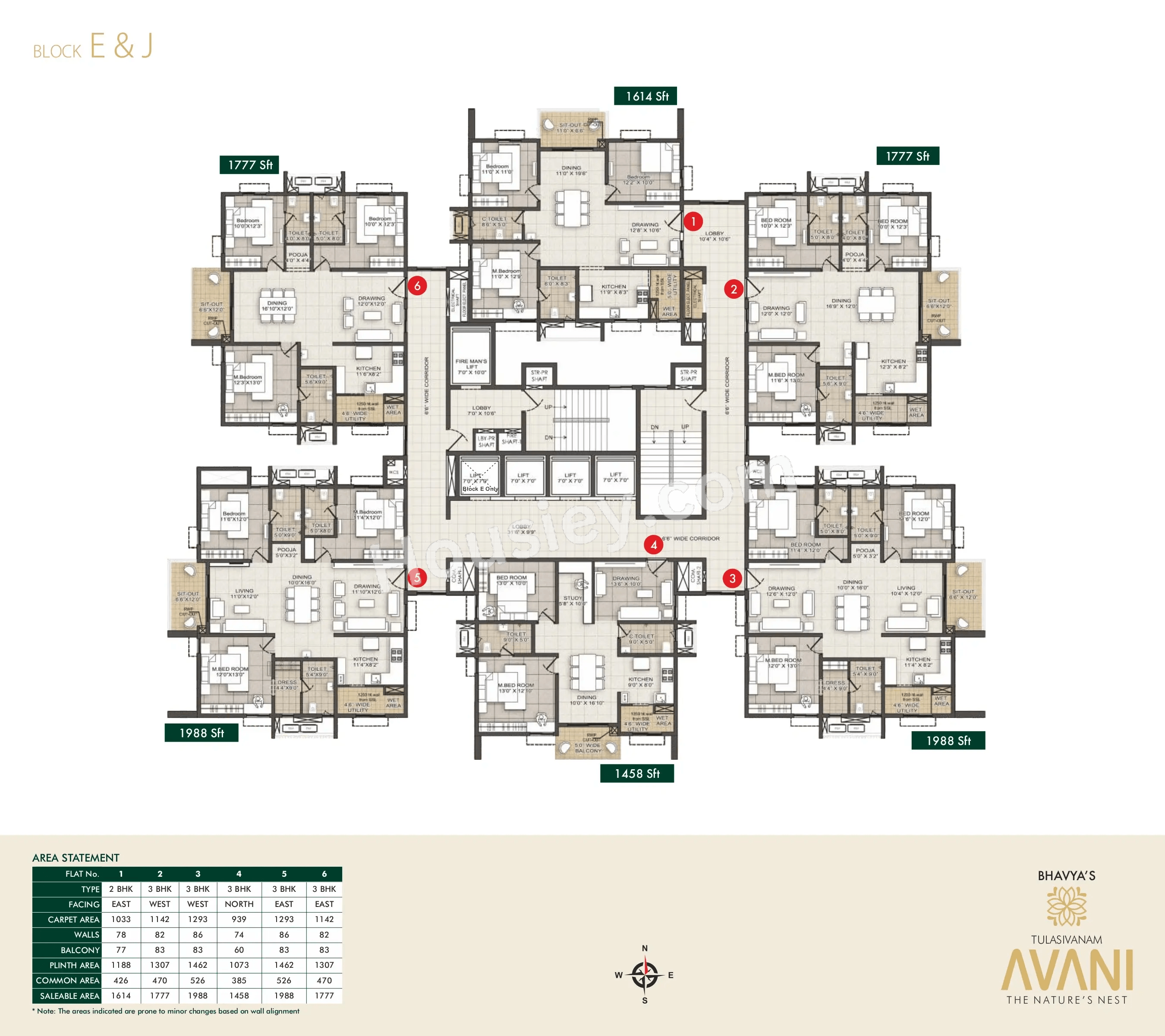 Bhavya Tulasivanam Avani Floor plan 4