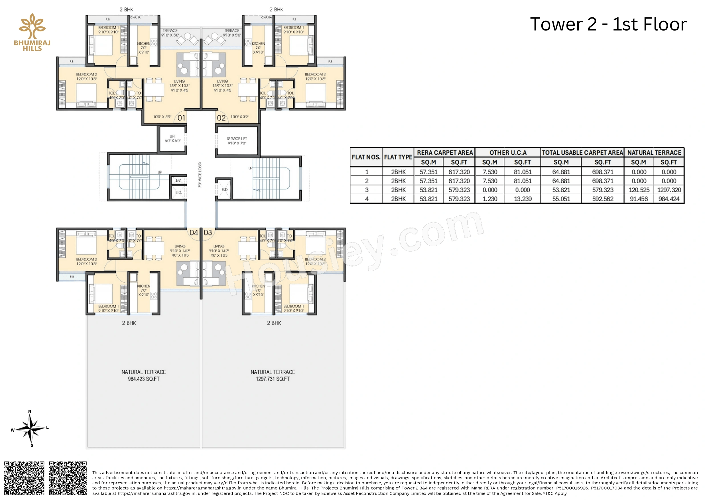 Bhumiraj Hills Floor plan 2