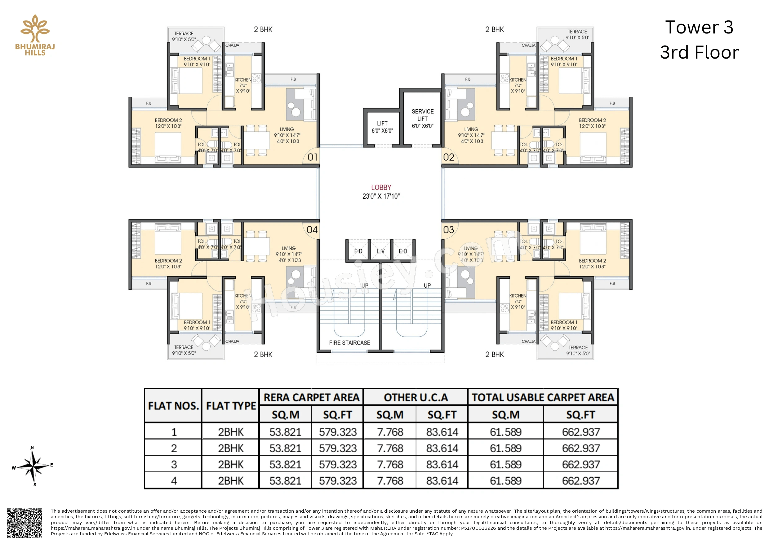 Bhumiraj Hills Floor plan 3