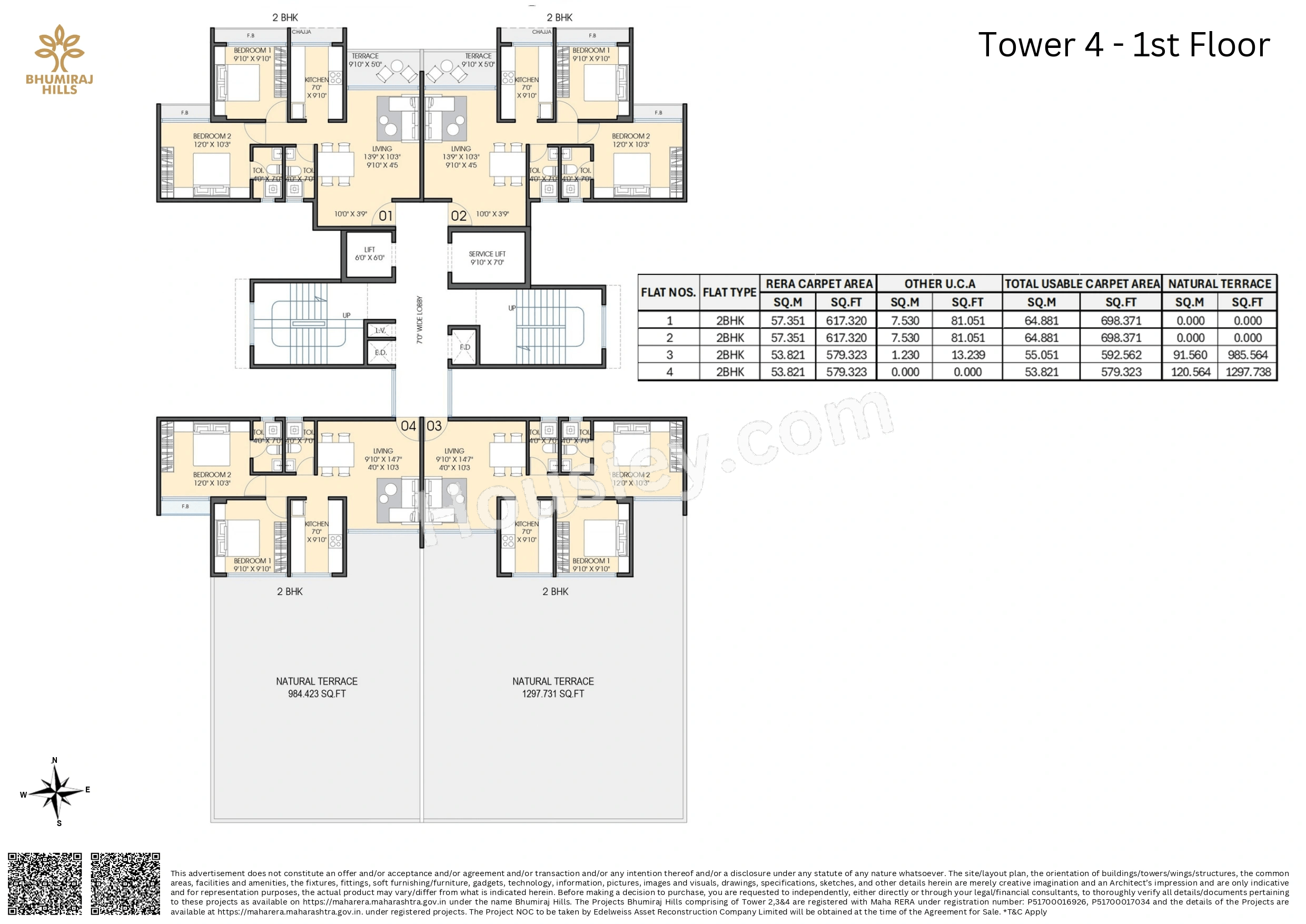Bhumiraj Hills Floor plan 4