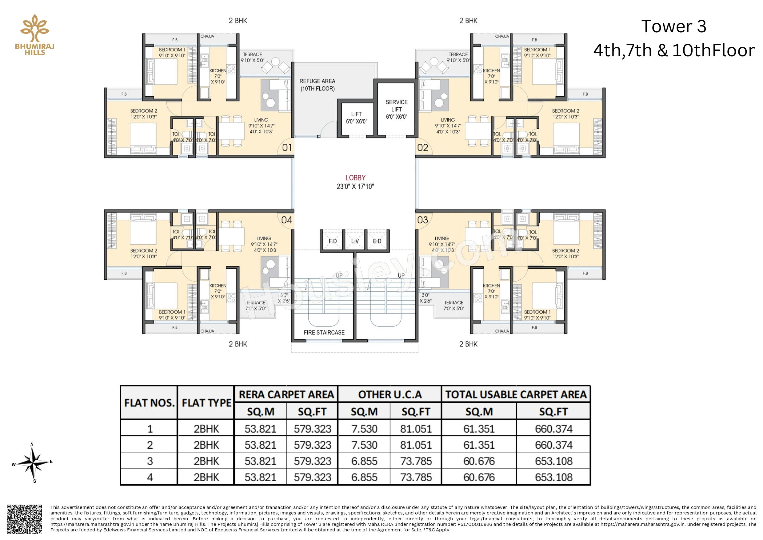 Bhumiraj Hills Floor plan 6