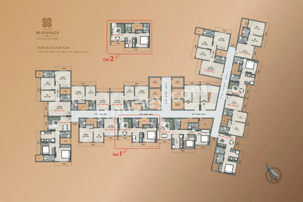 Bhutra Anjani Bliss Floor Plan