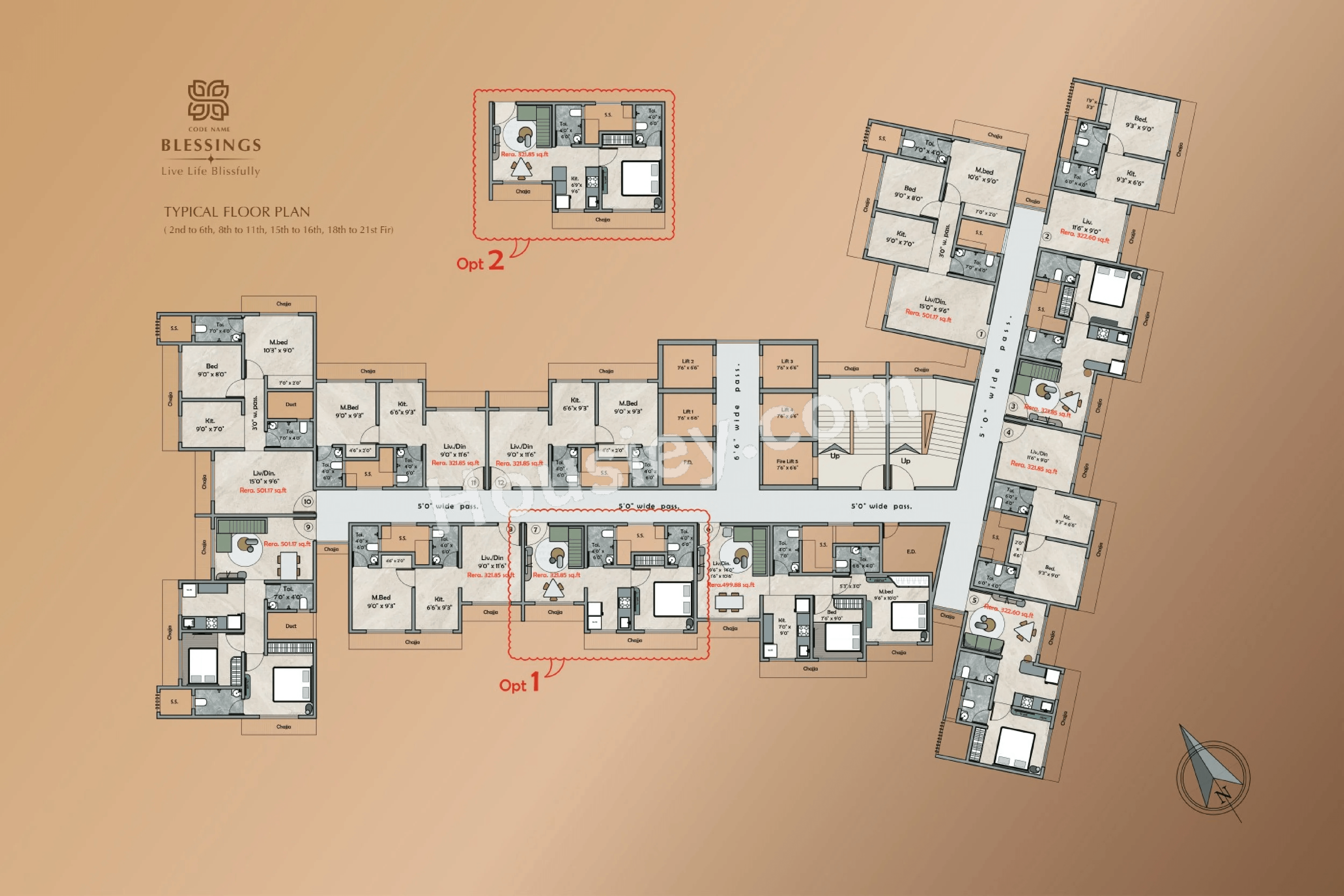 Bhutra Anjani Bliss Floor Plan