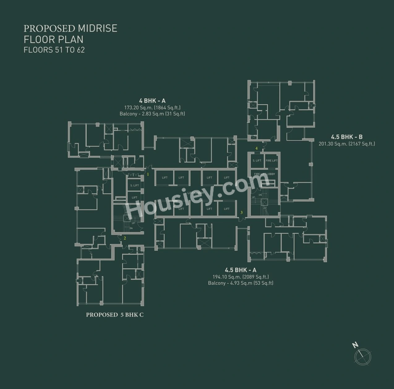 Birla Niyaara Floor plan 1