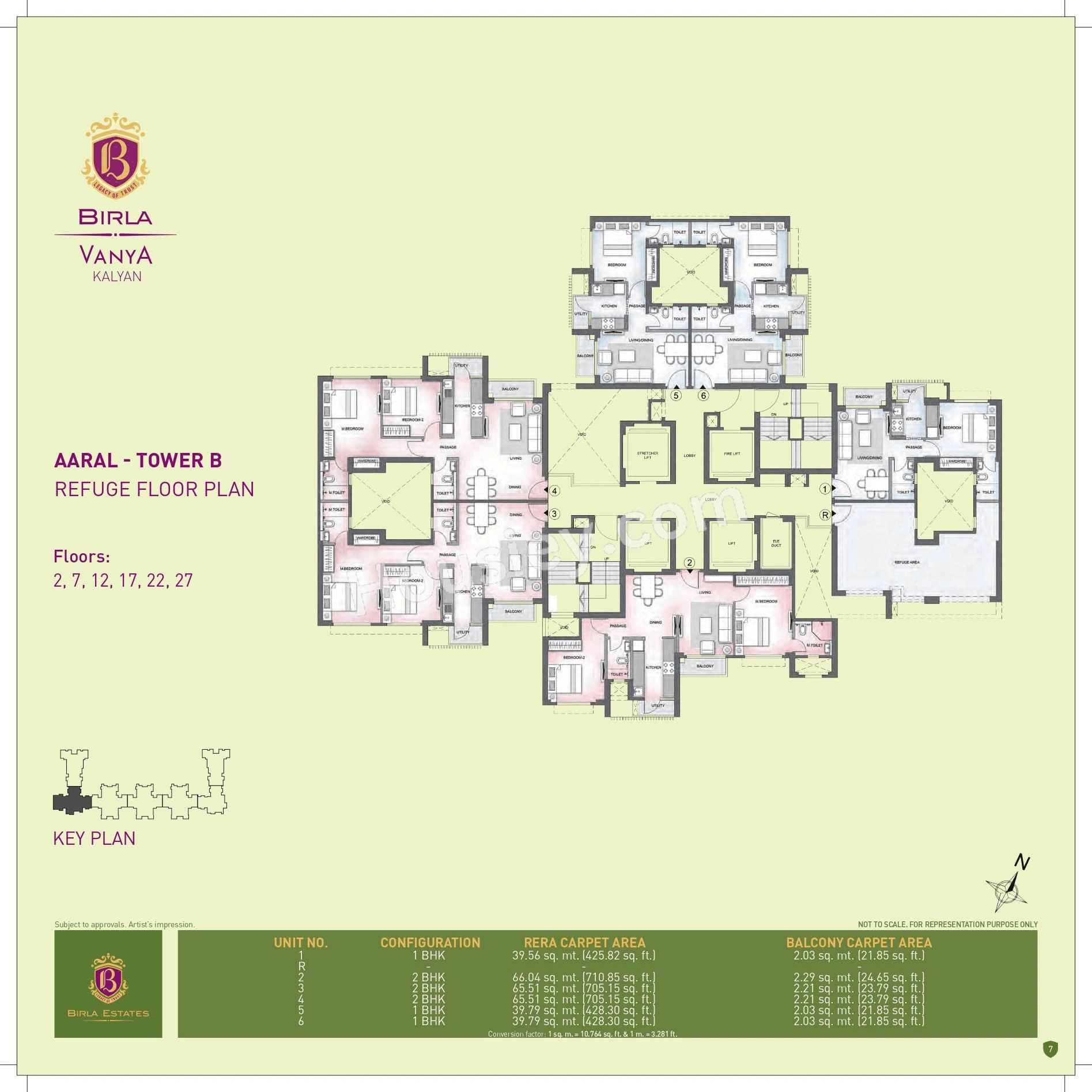 Birla Vanya Floor plan 1