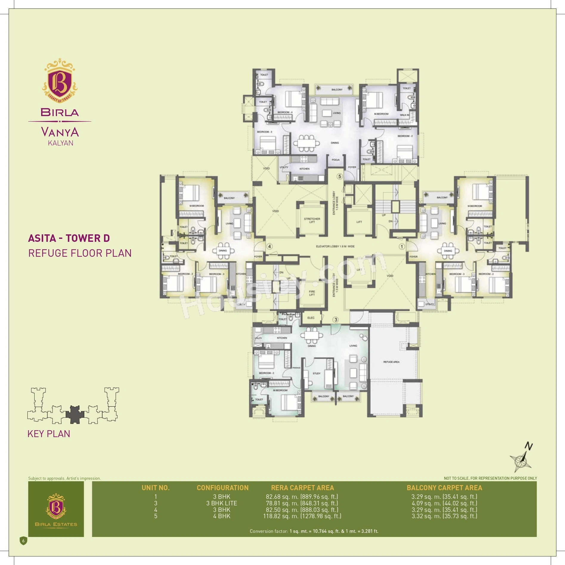 Birla Vanya Floor plan 3
