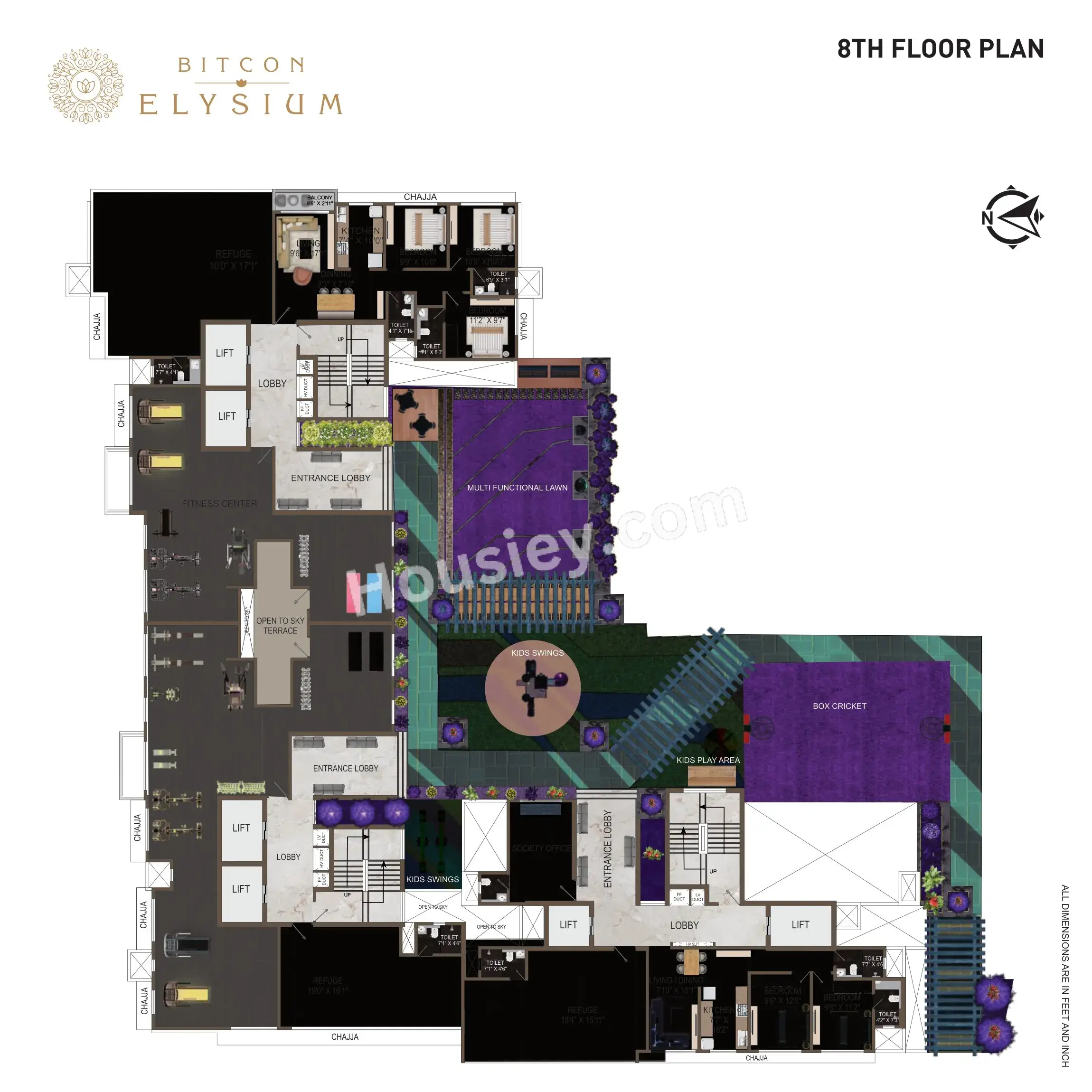 Bitcon Elysium Floor plan 2