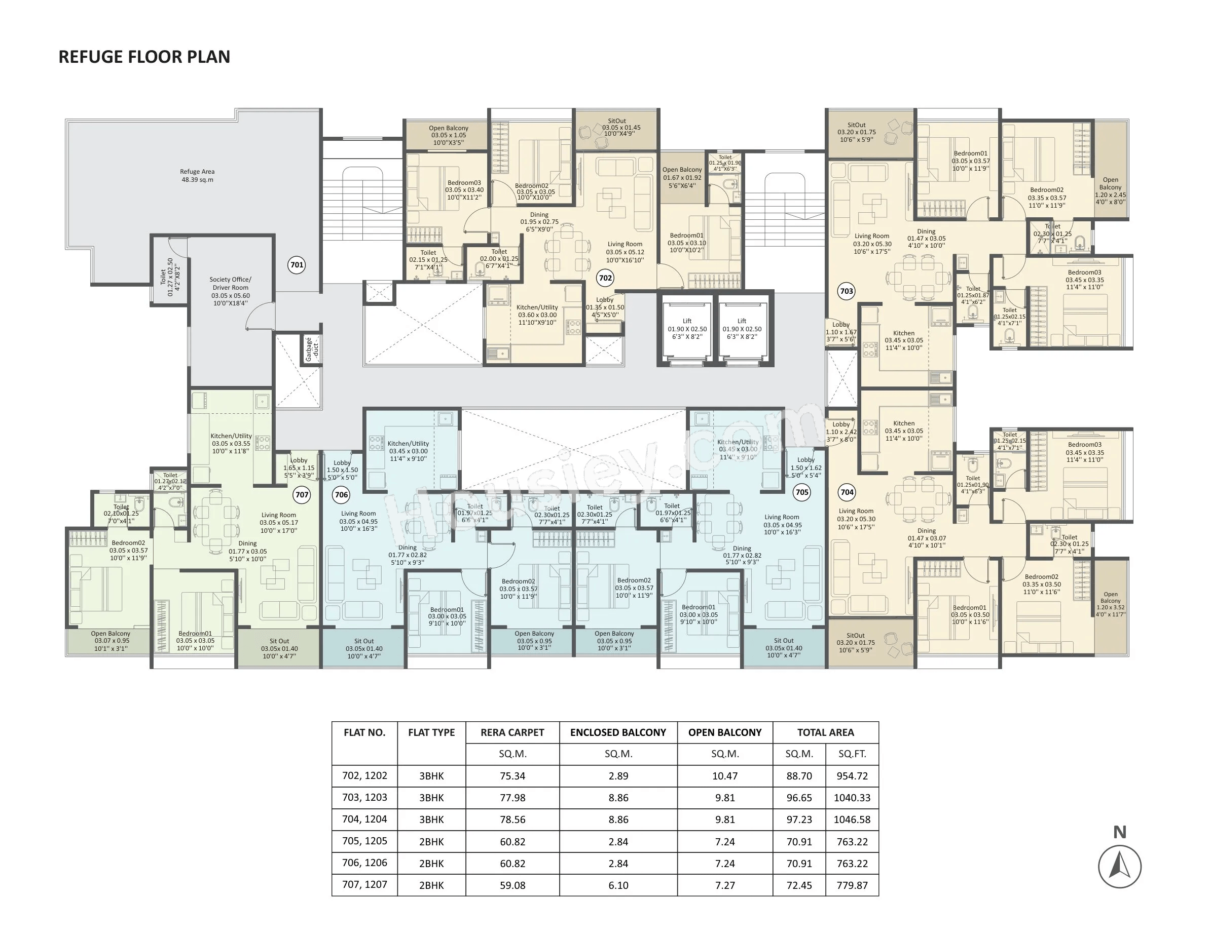 BK Prayagraj Floor plan 3
