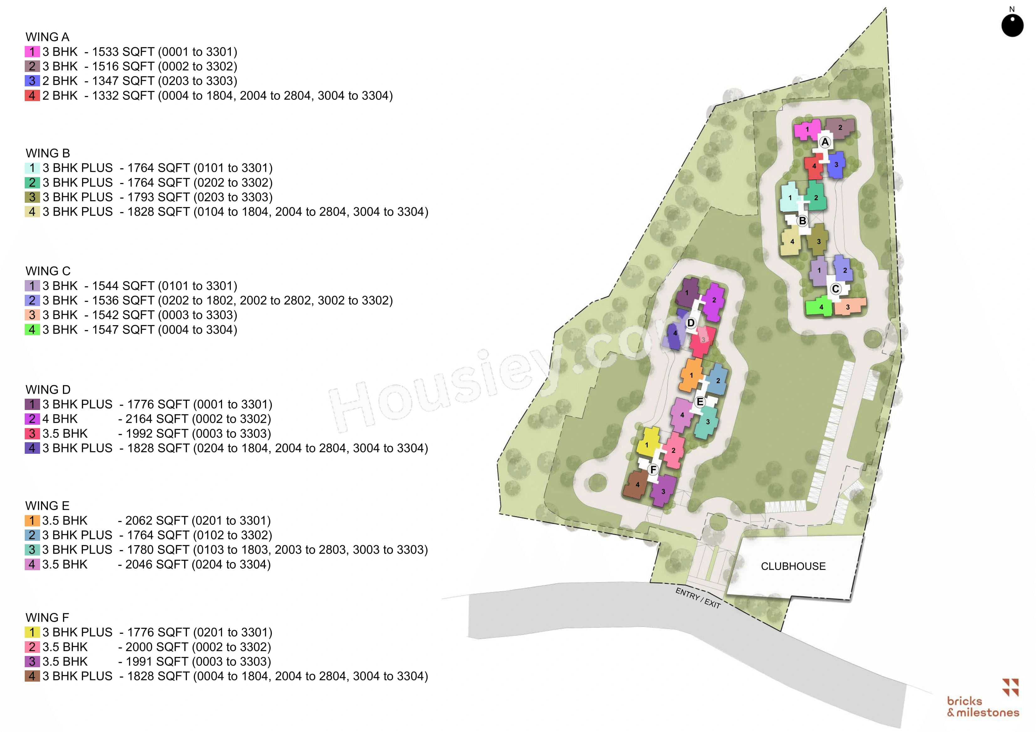 Bricks & Milestone Solcrest Floor plan 2