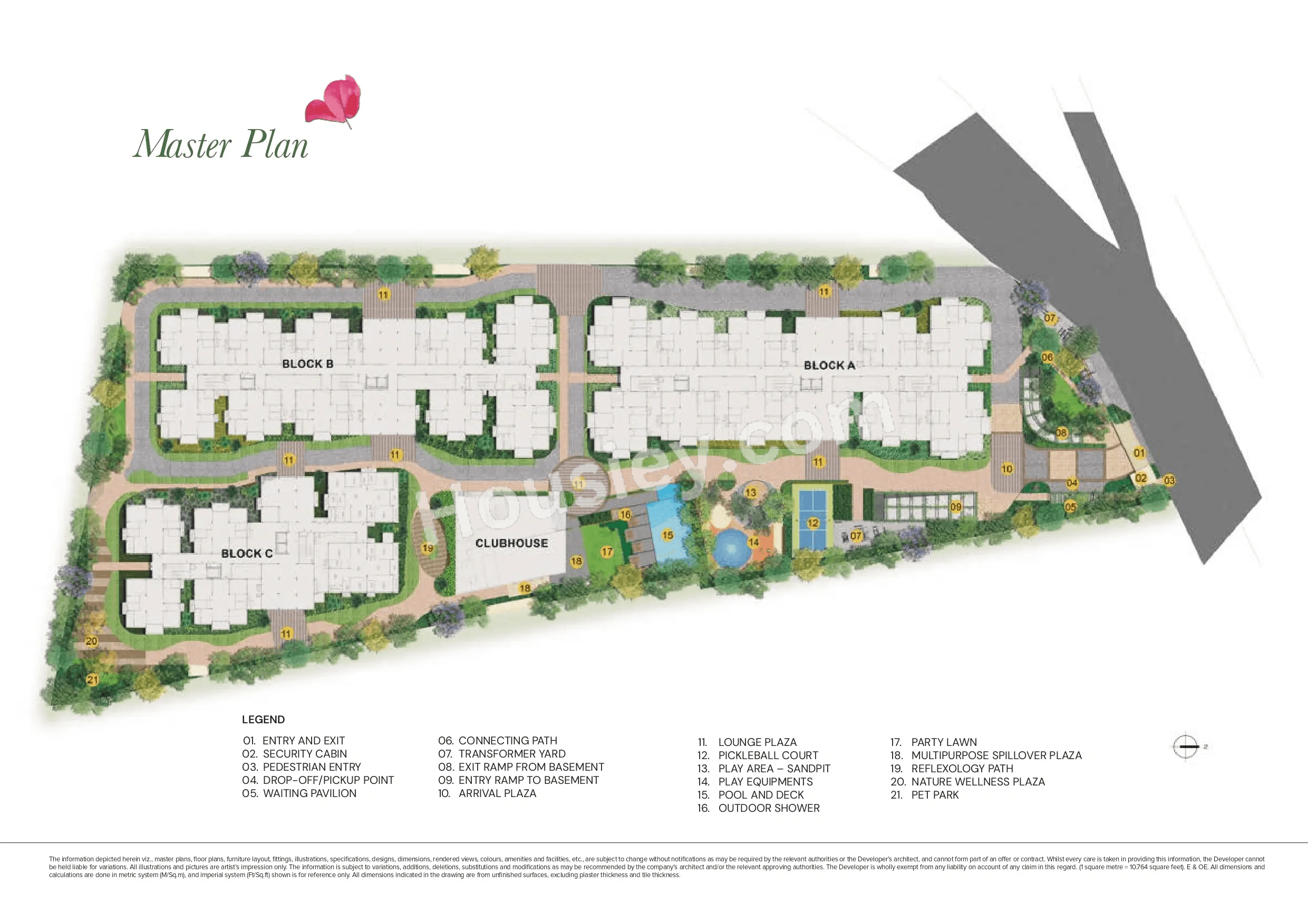 Brigade Enclave Floor plan 1