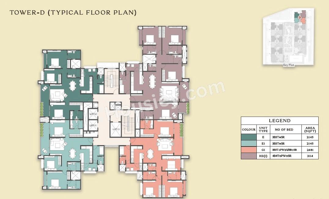 Brigade Insignia Floor plan 1