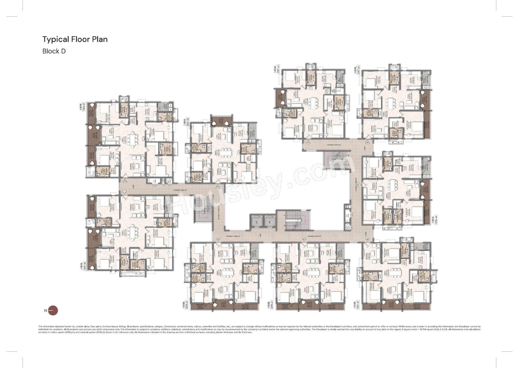 Brigade Manor Floor plan 4