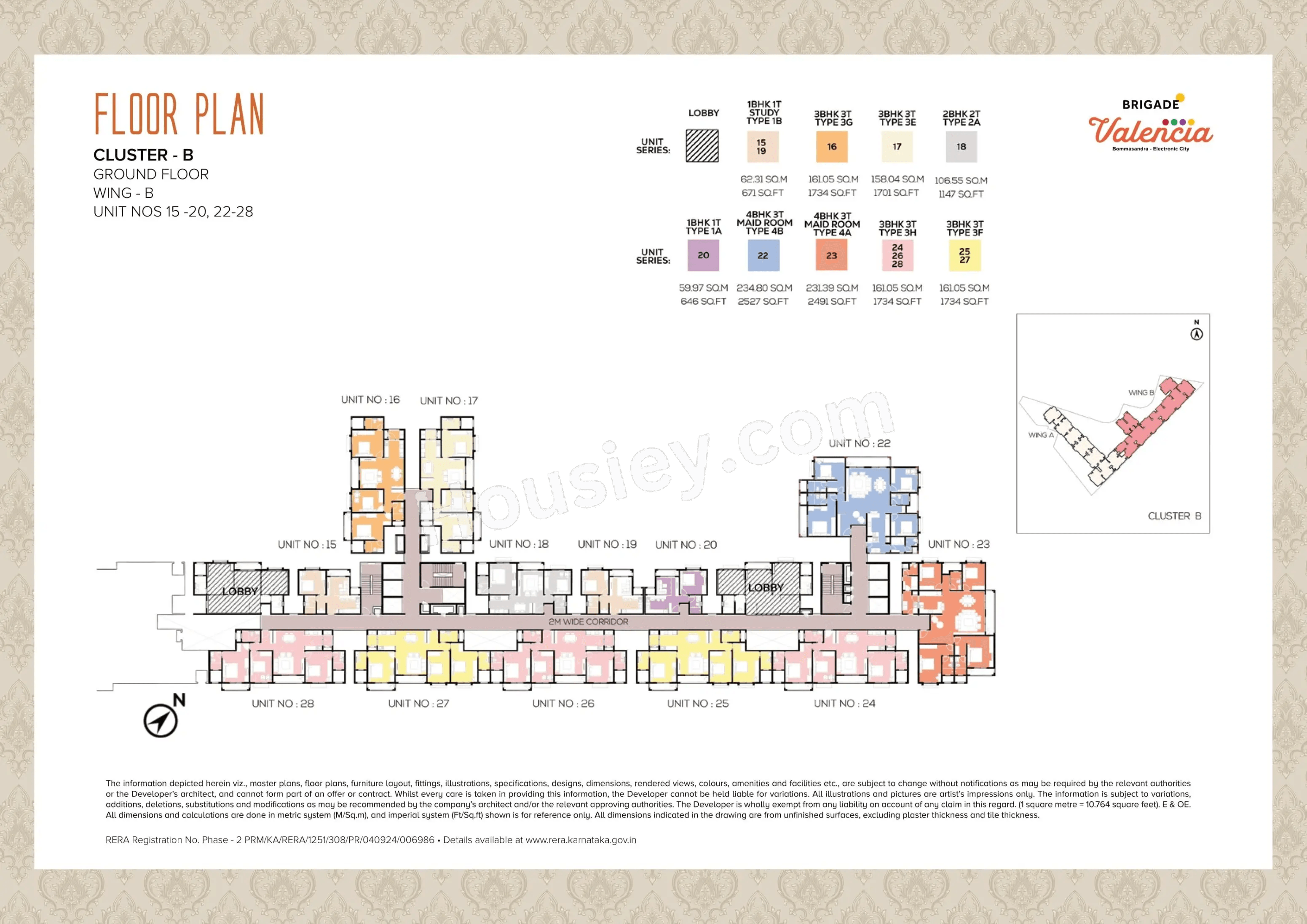 Brigade Valencia Phase II Floor plan 2