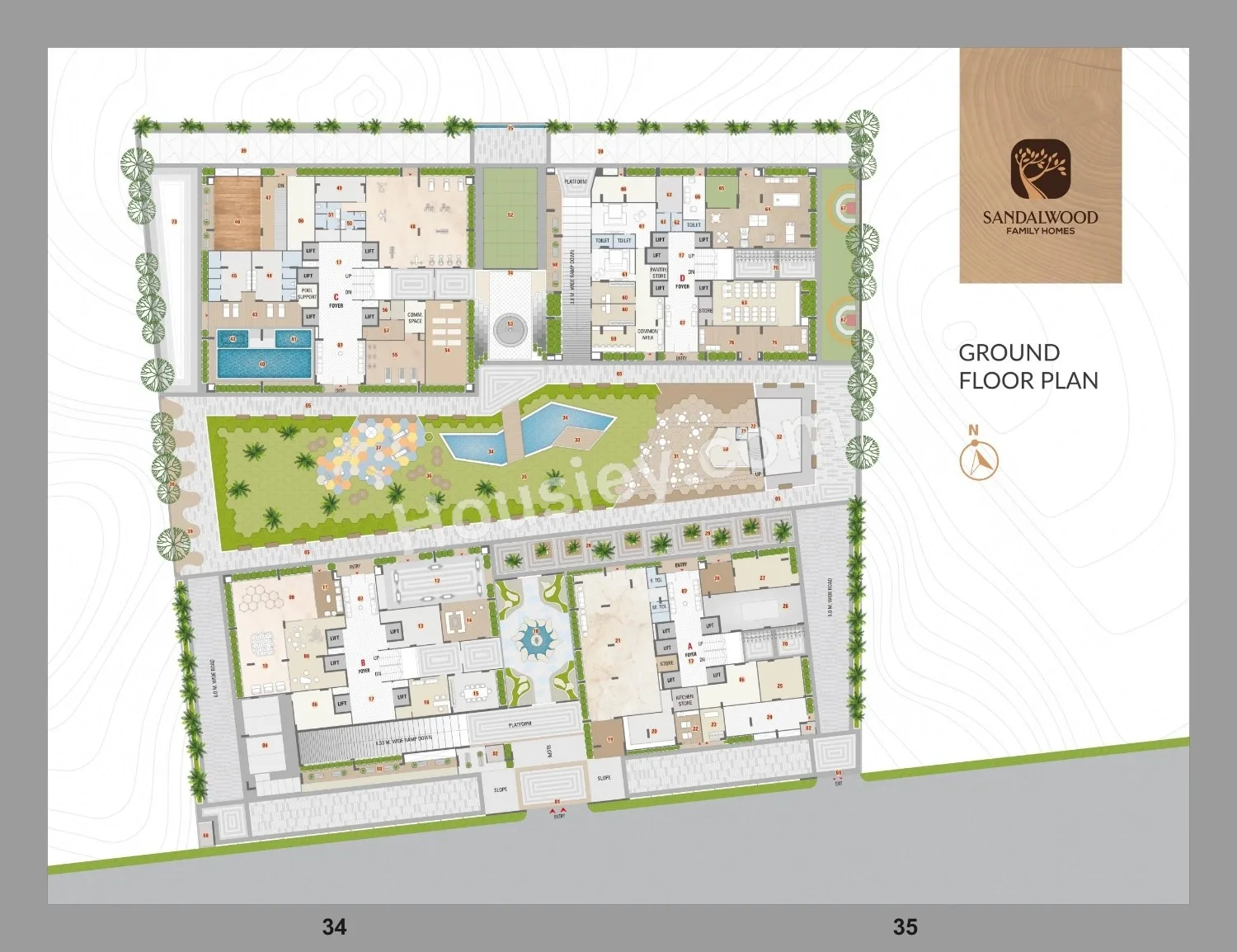 Brij Sandalwood Floor plan 1