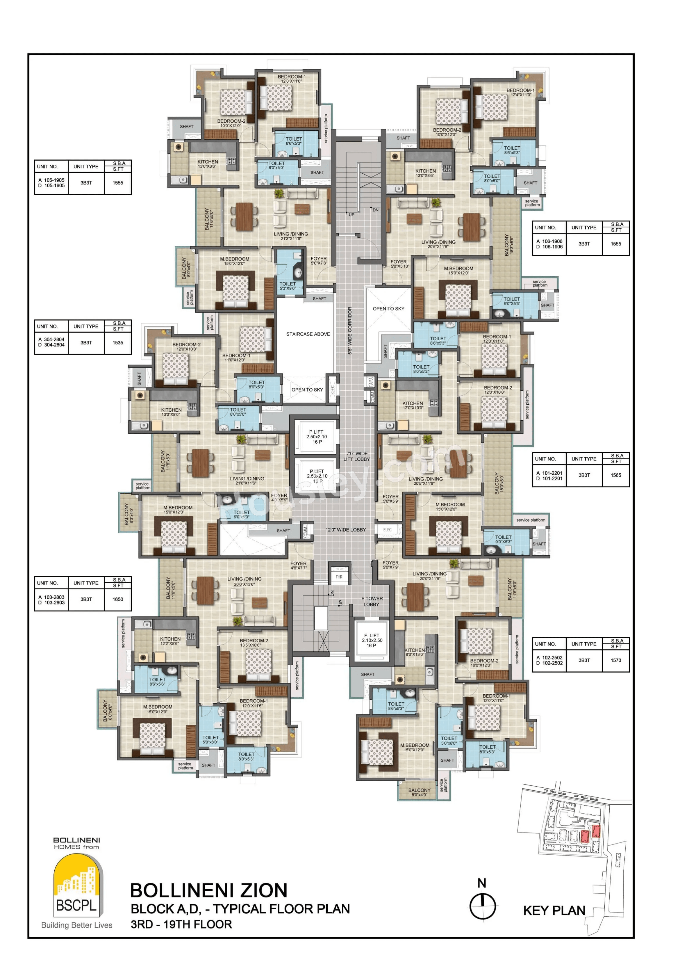 BSCPL Bollineni Zion Floor plan 1