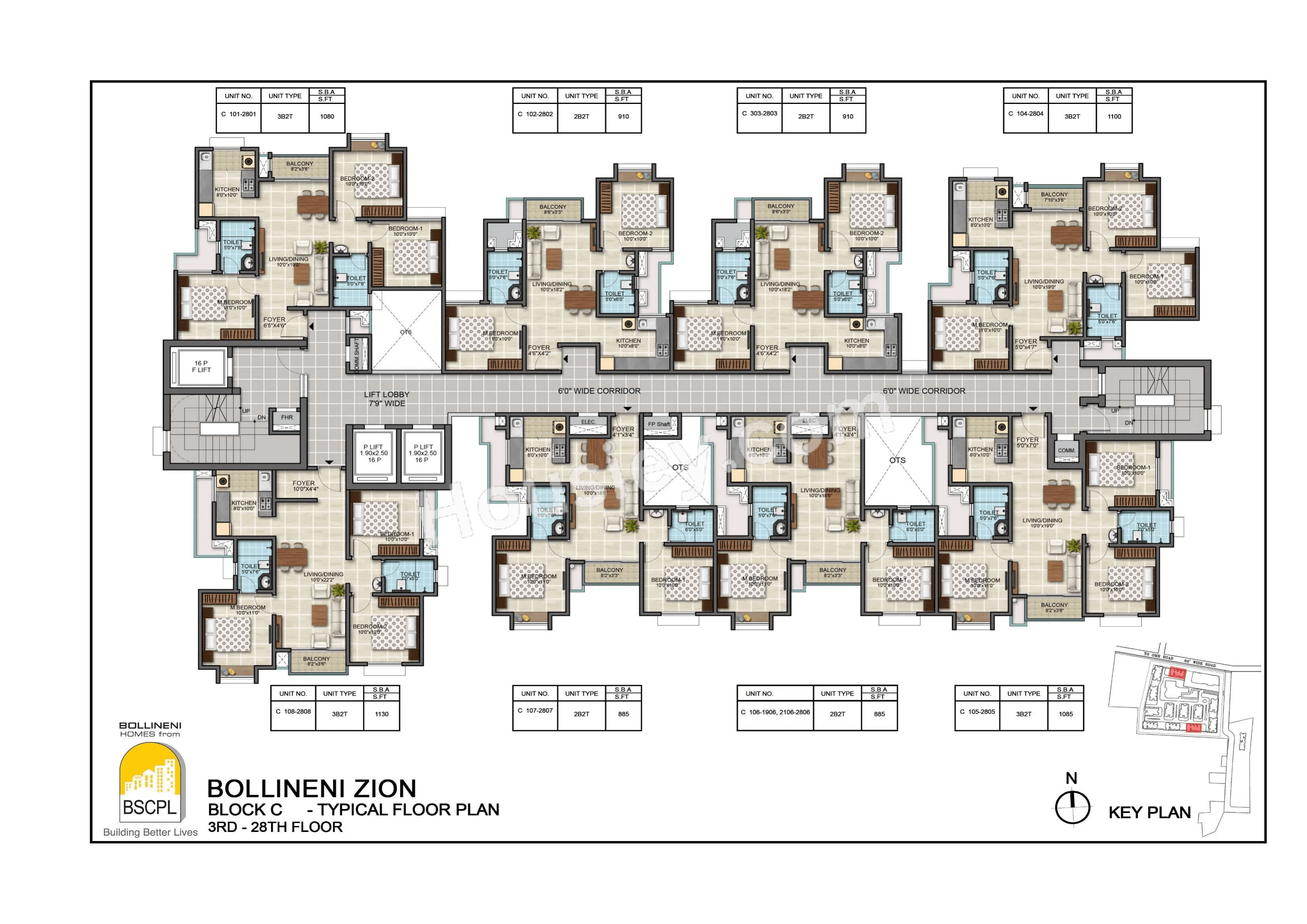 BSCPL Bollineni Zion Floor plan 3