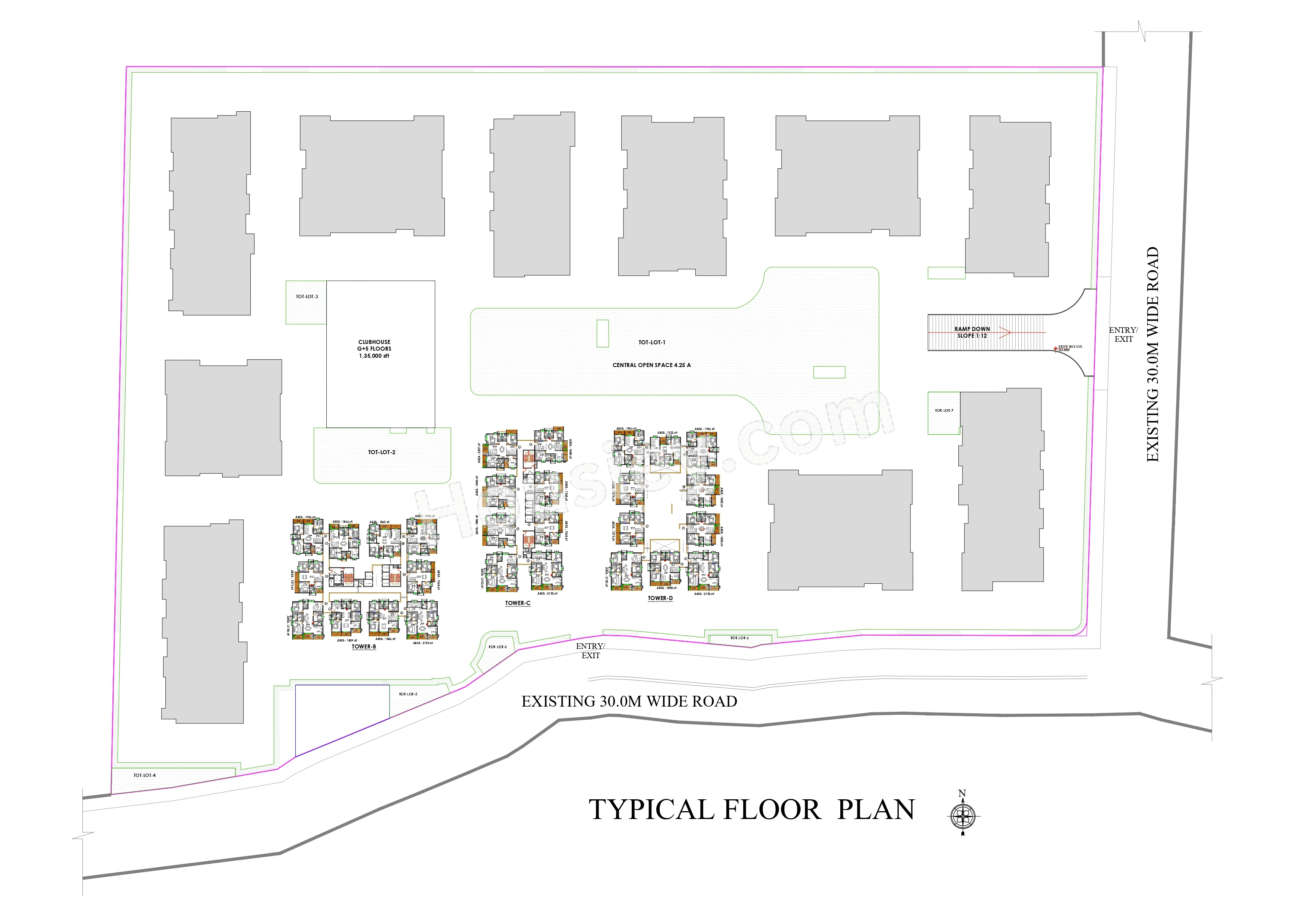 Candeur Kukatpally Floor plan 1