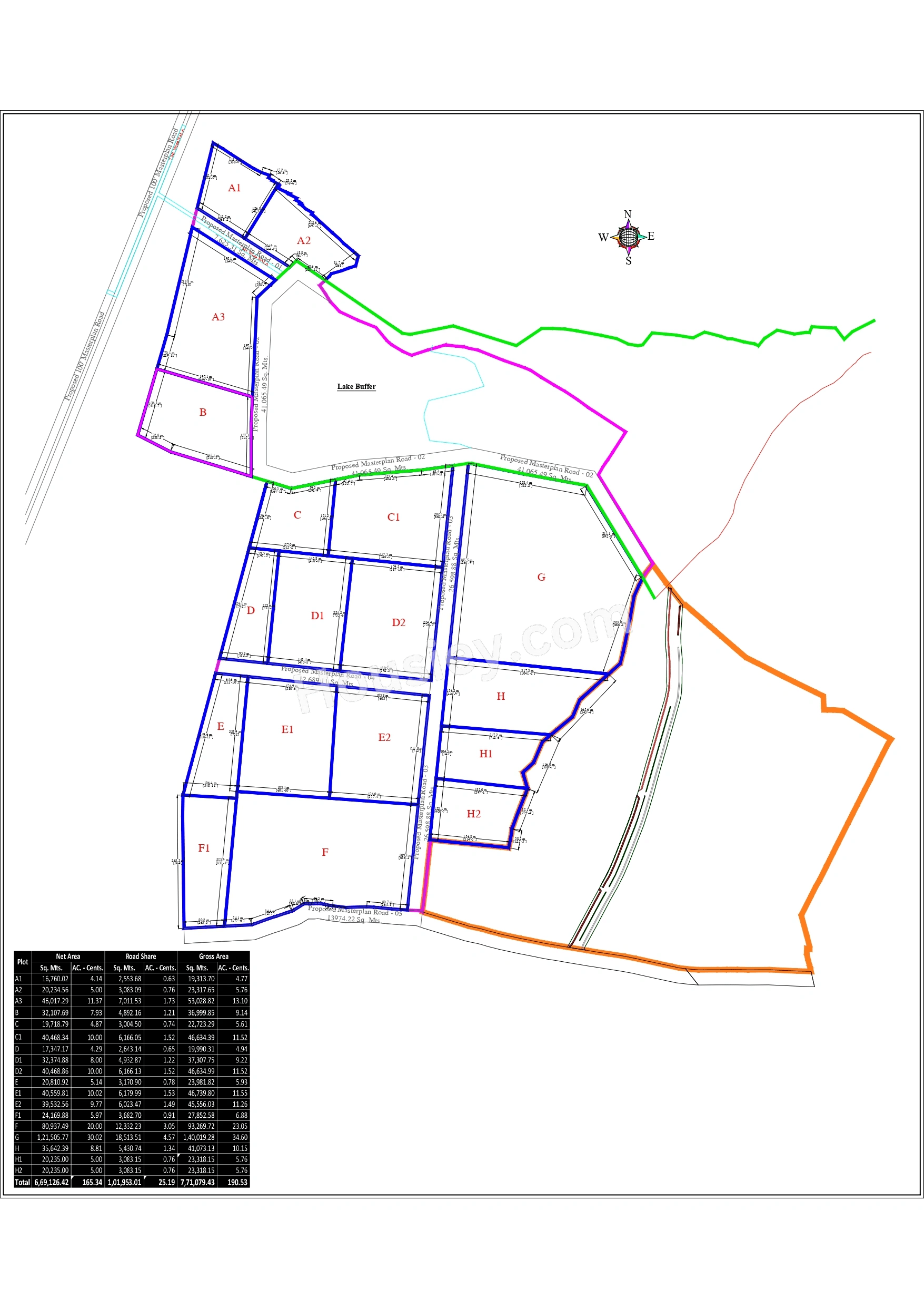 Candeur Kukatpally Floor plan 2