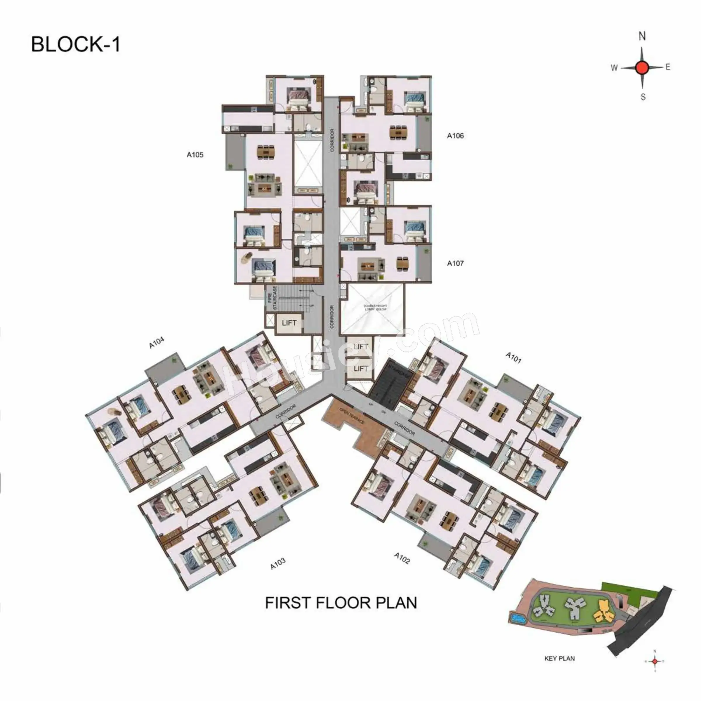Casagrand Aquagrove Floor plan 4