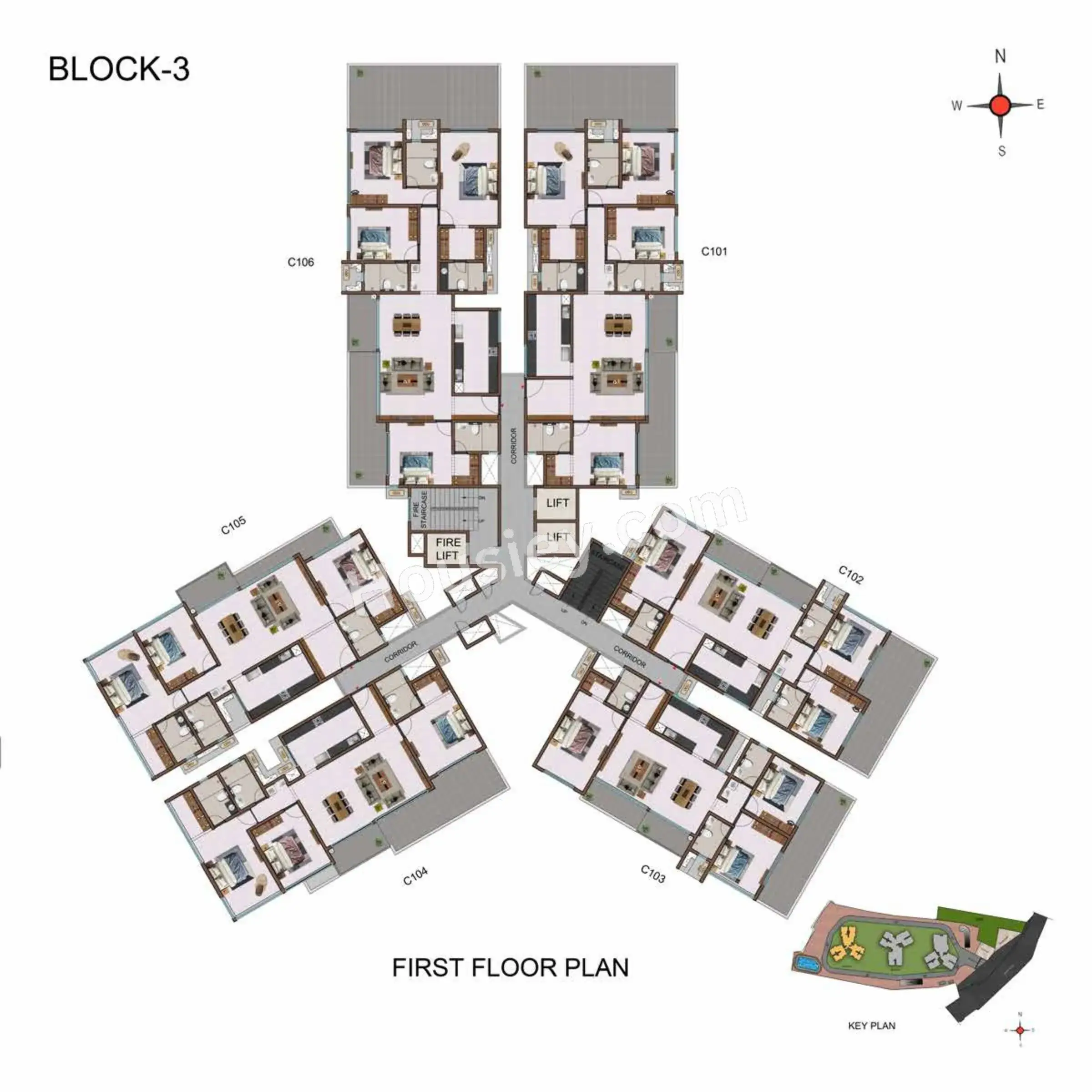 Casagrand Aquagrove Floor plan 5