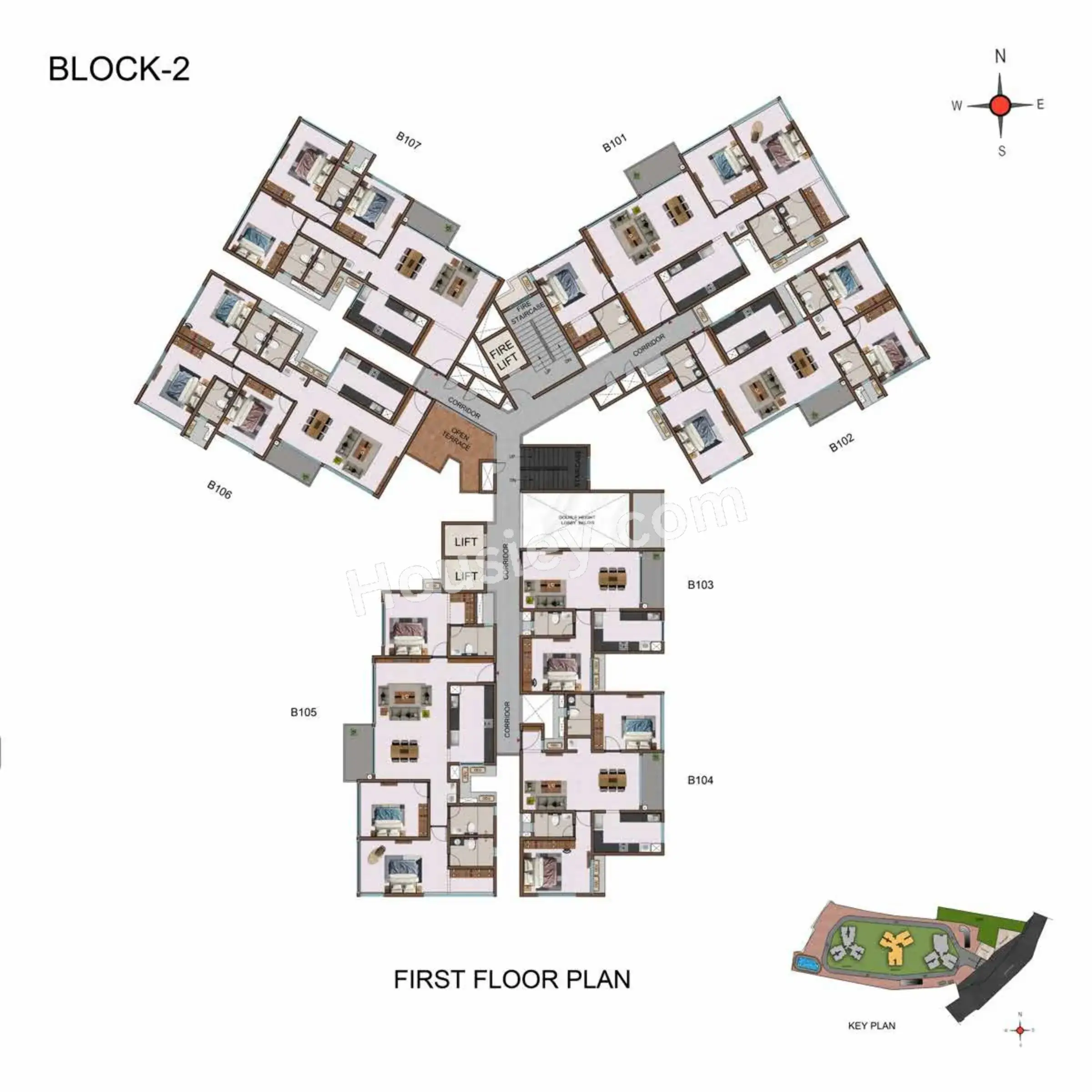 Casagrand Aquagrove Floor plan 6