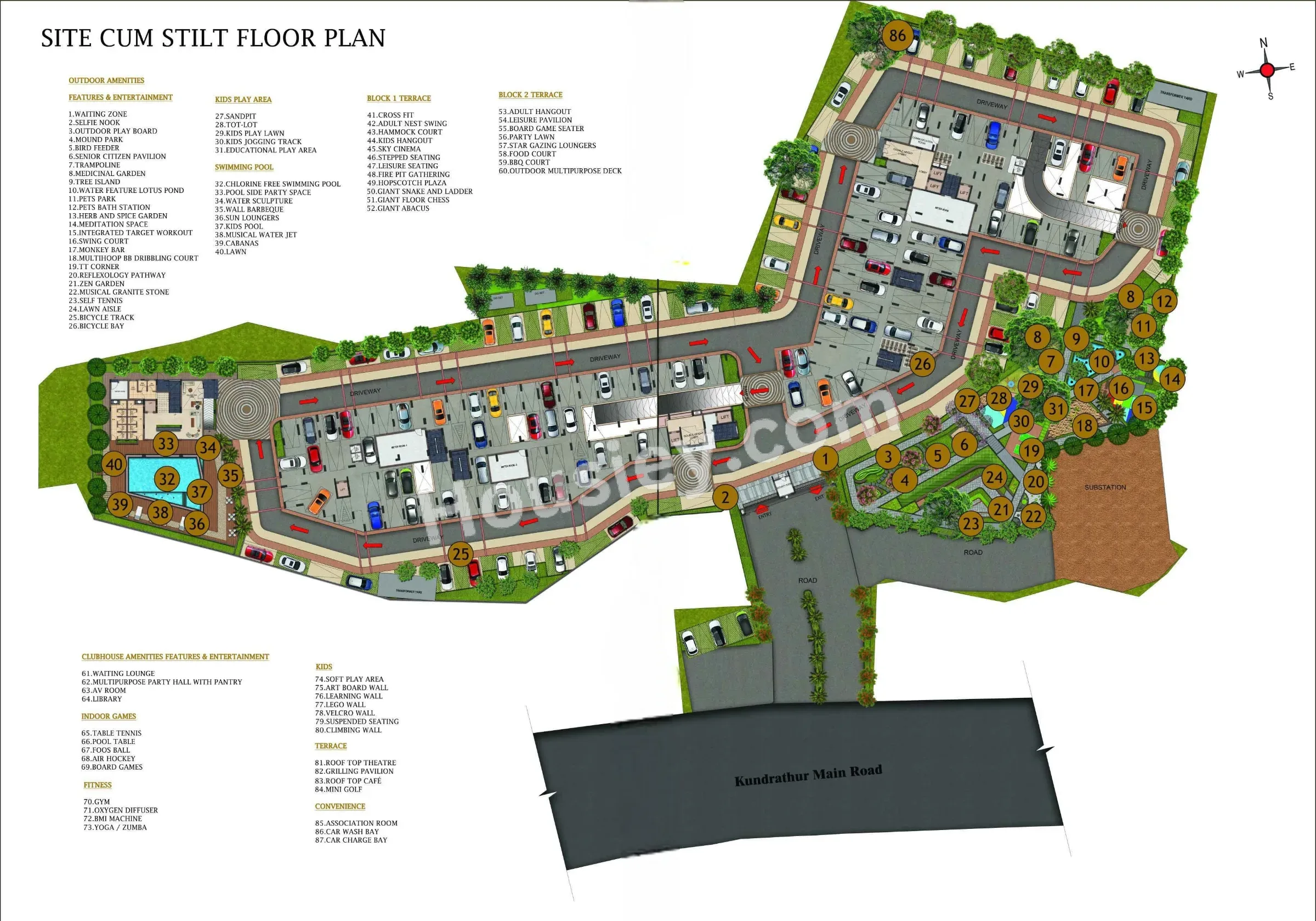 Casagrand Highclere Floor plan 1