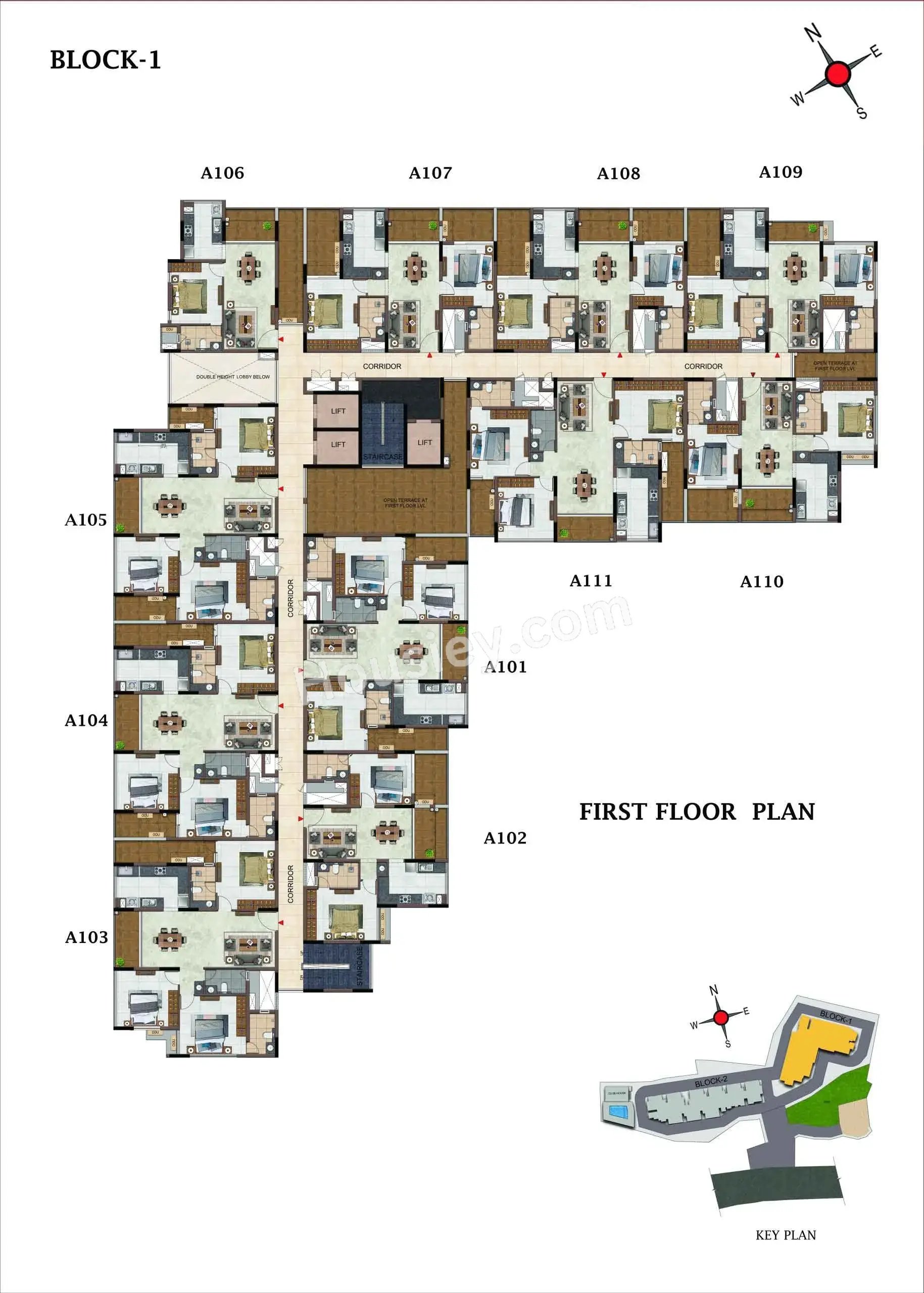 Casagrand Highclere Floor plan 1