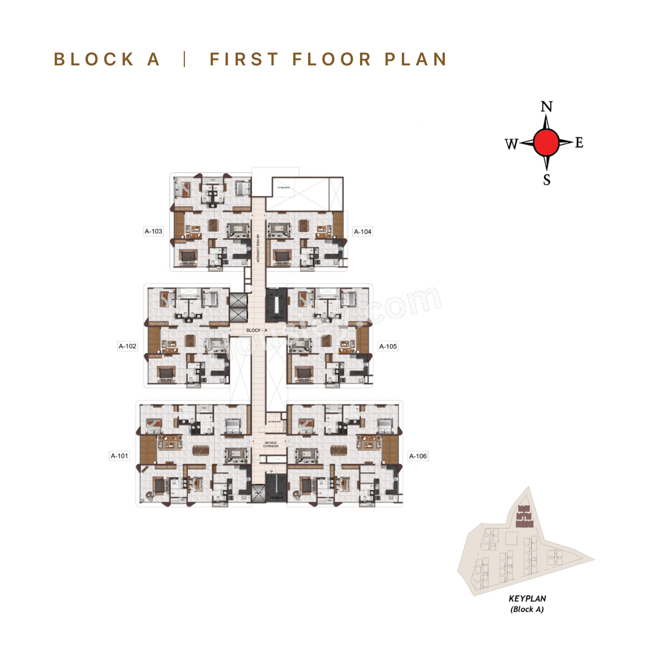 Casagrand Mandarin Floor plan 1