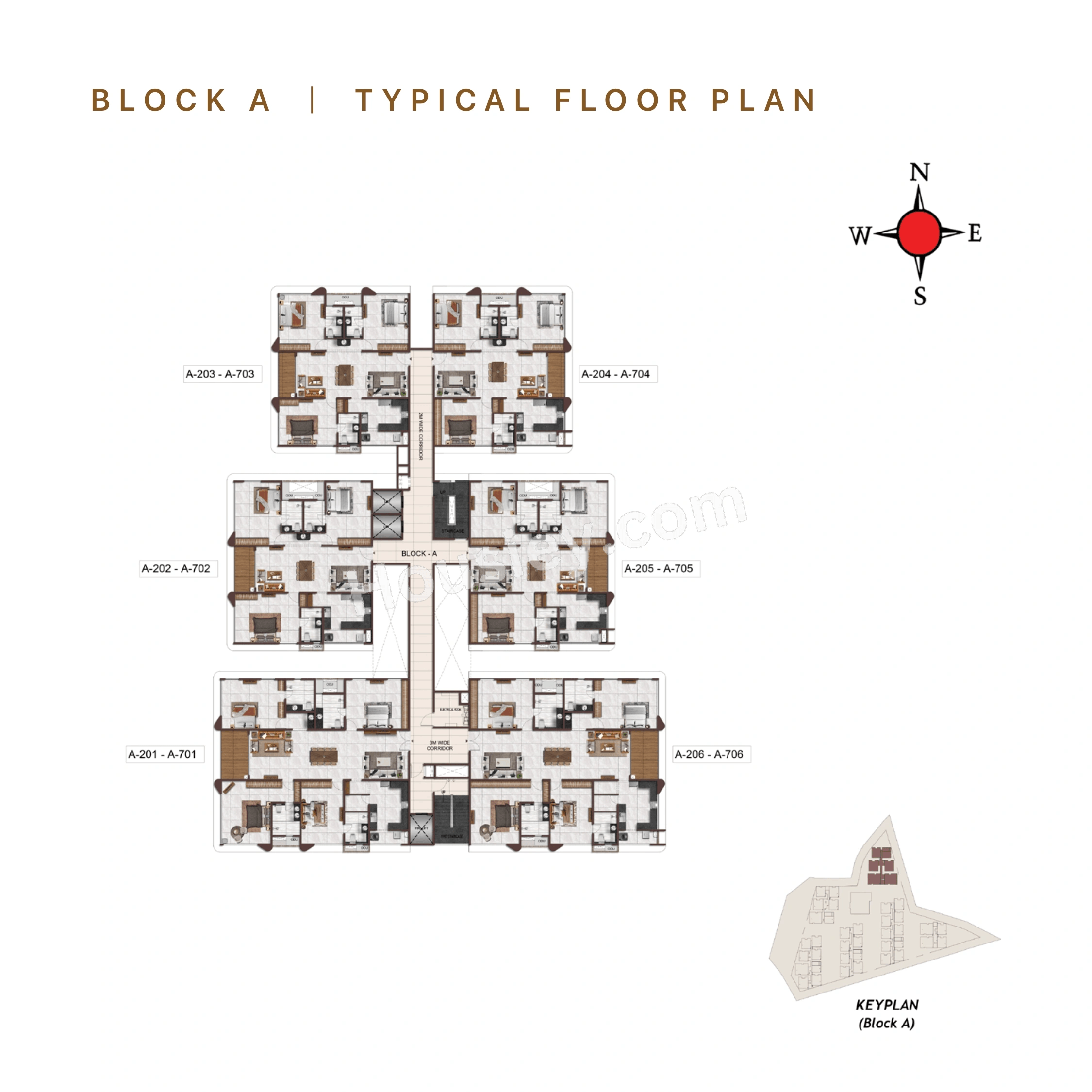 Casagrand Mandarin Floor plan 3
