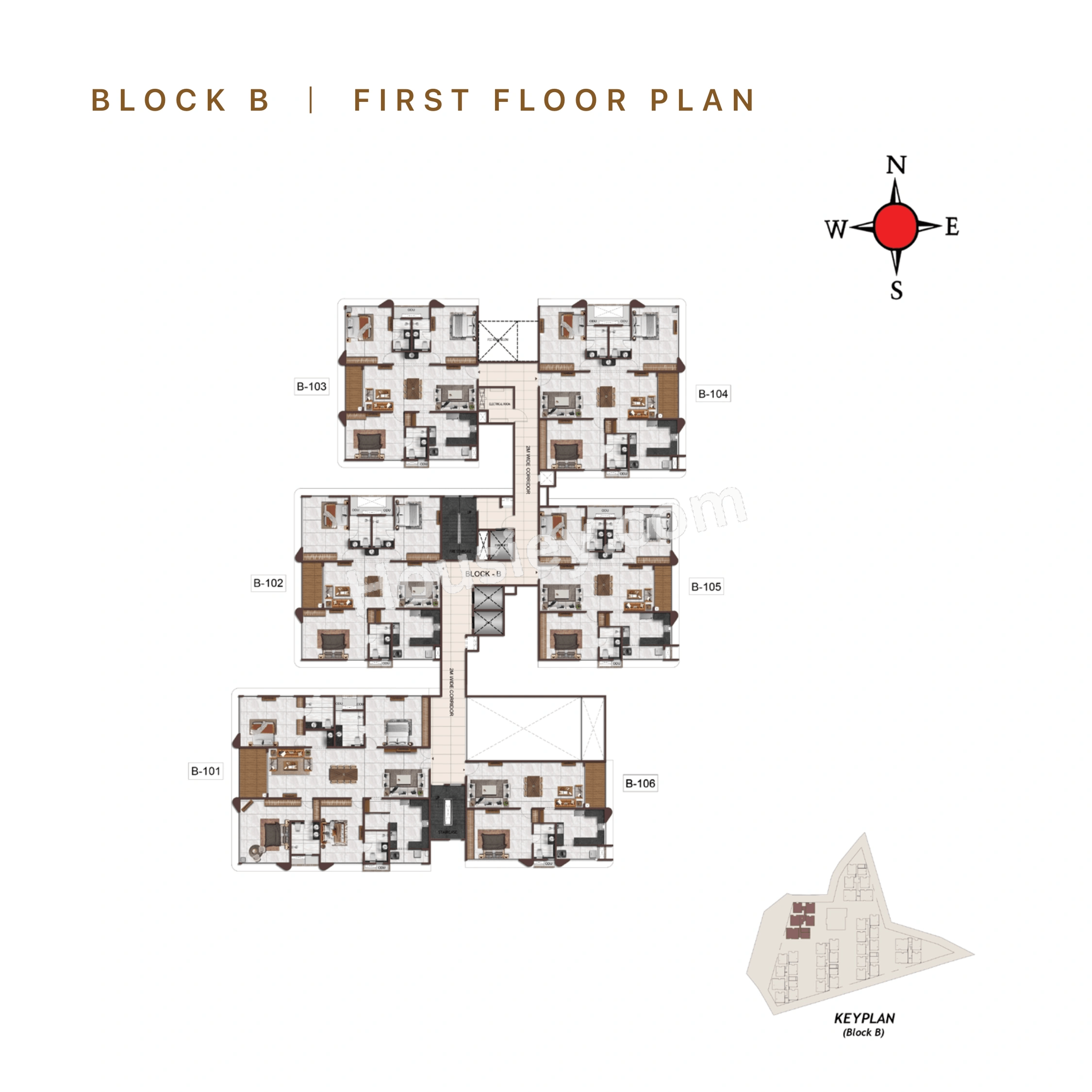 Casagrand Mandarin Floor plan 4