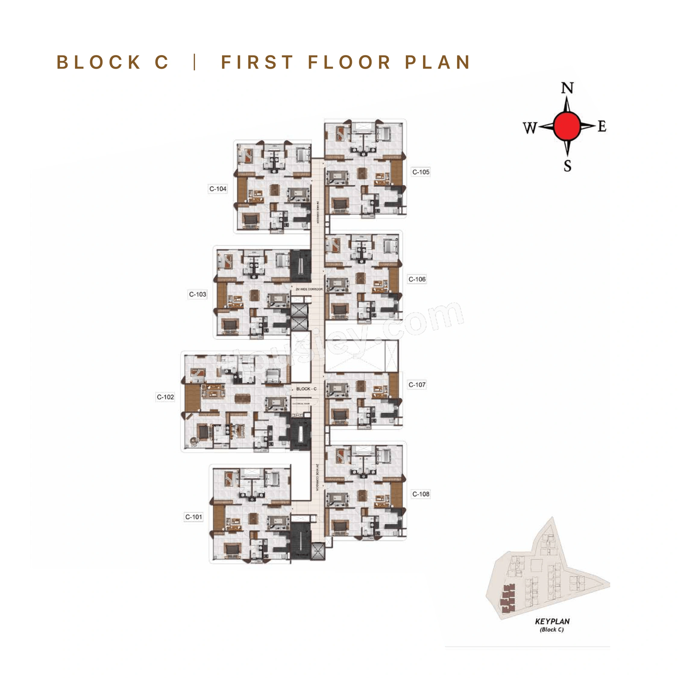 Casagrand Mandarin Floor plan 7