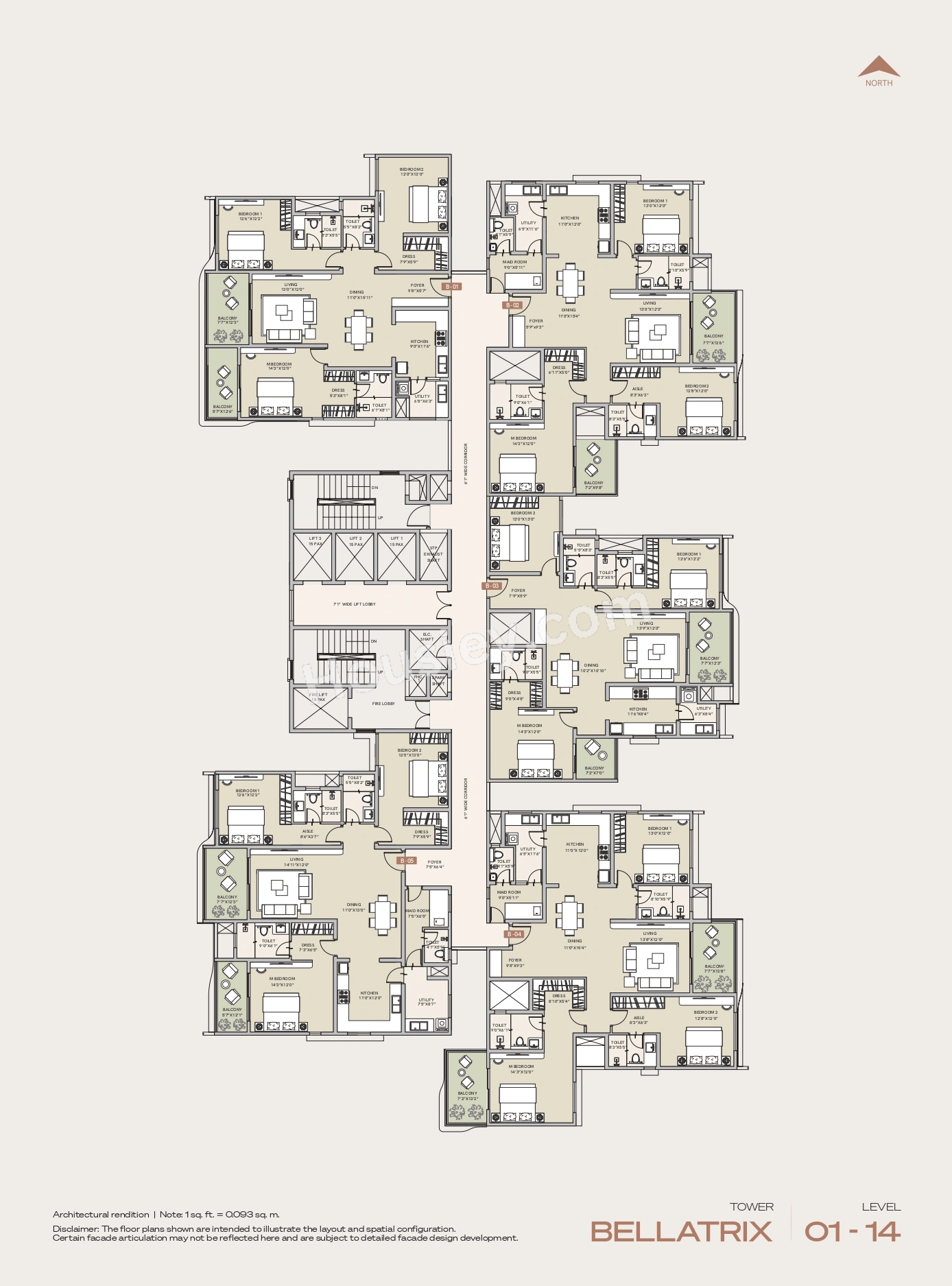 Century Jakkur Floor plan 2