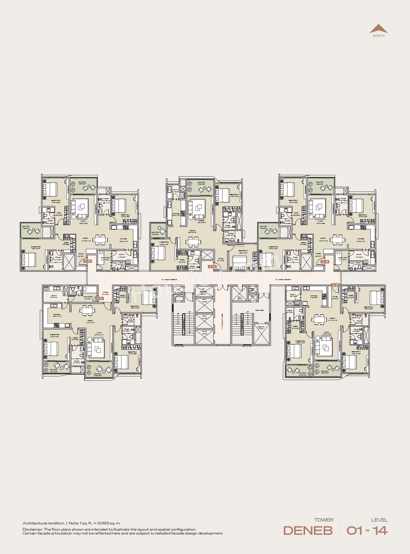 Century Jakkur Floor plan 3