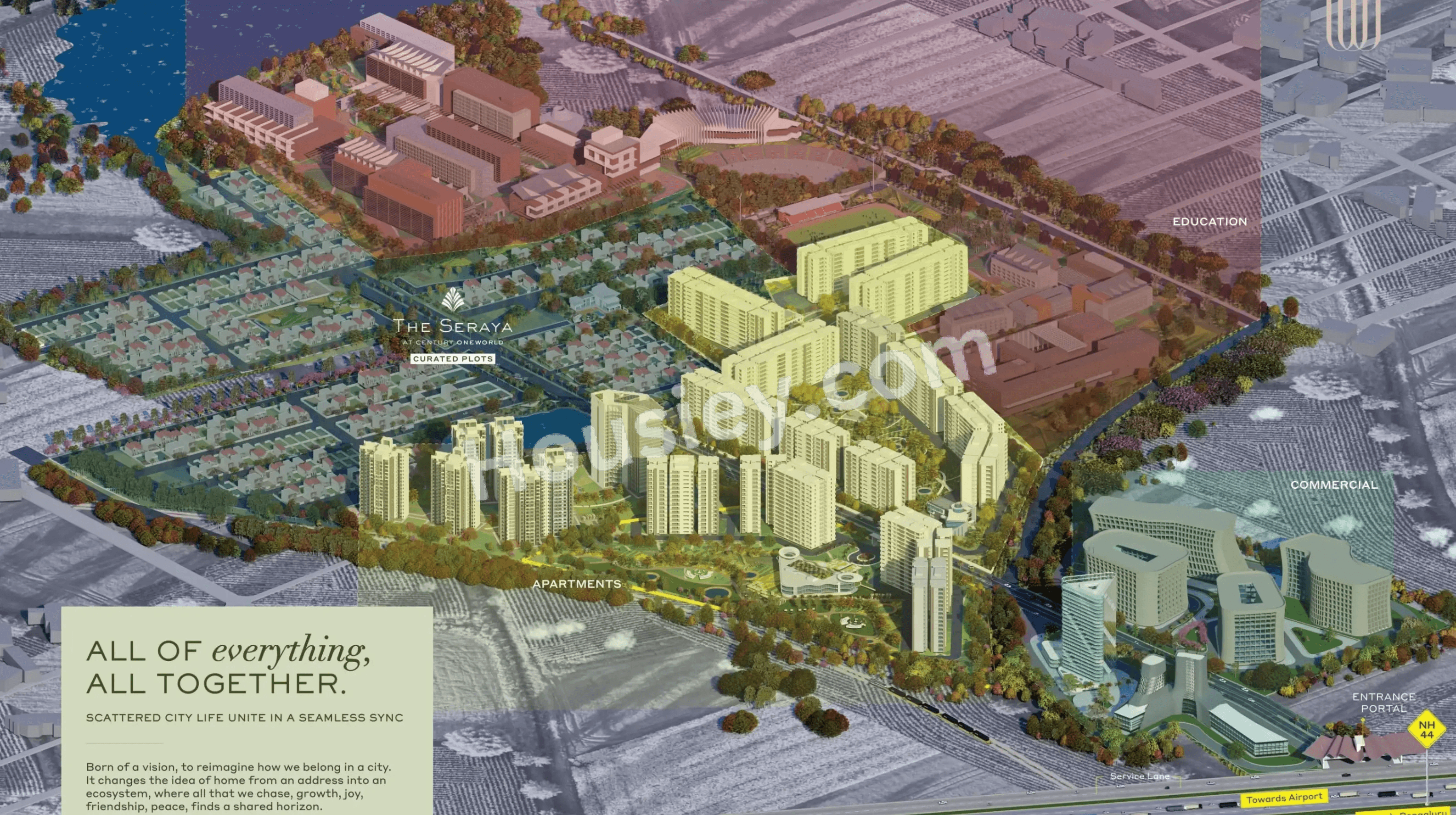 Century One World Seraya Floor plan 1