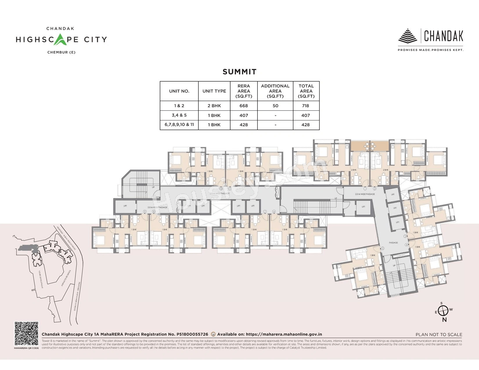 Chandak Highscape City Floor plan 3